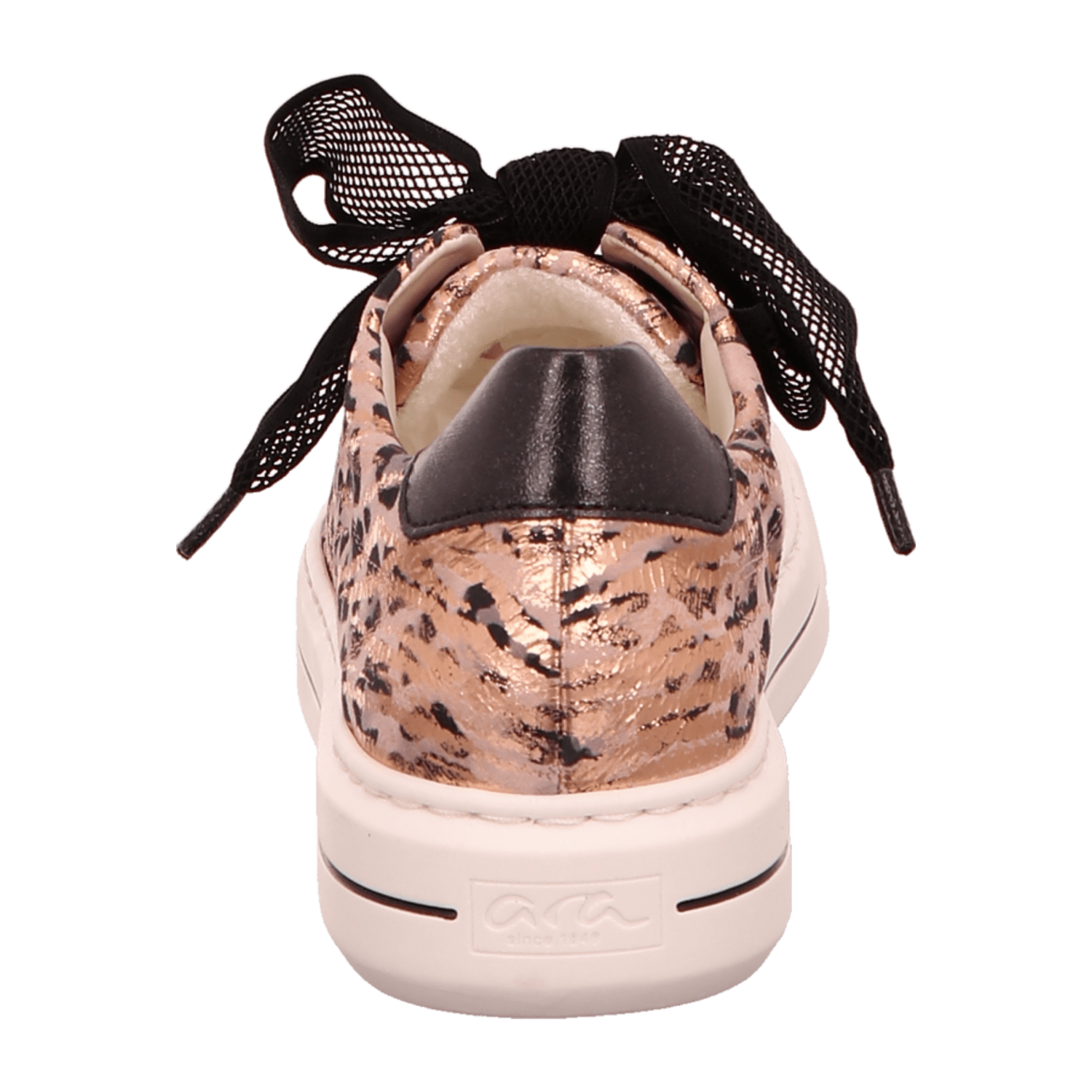 ARA COURTYARD Women's Animal Print Low-Top Lace-Up Sneakers in Suede