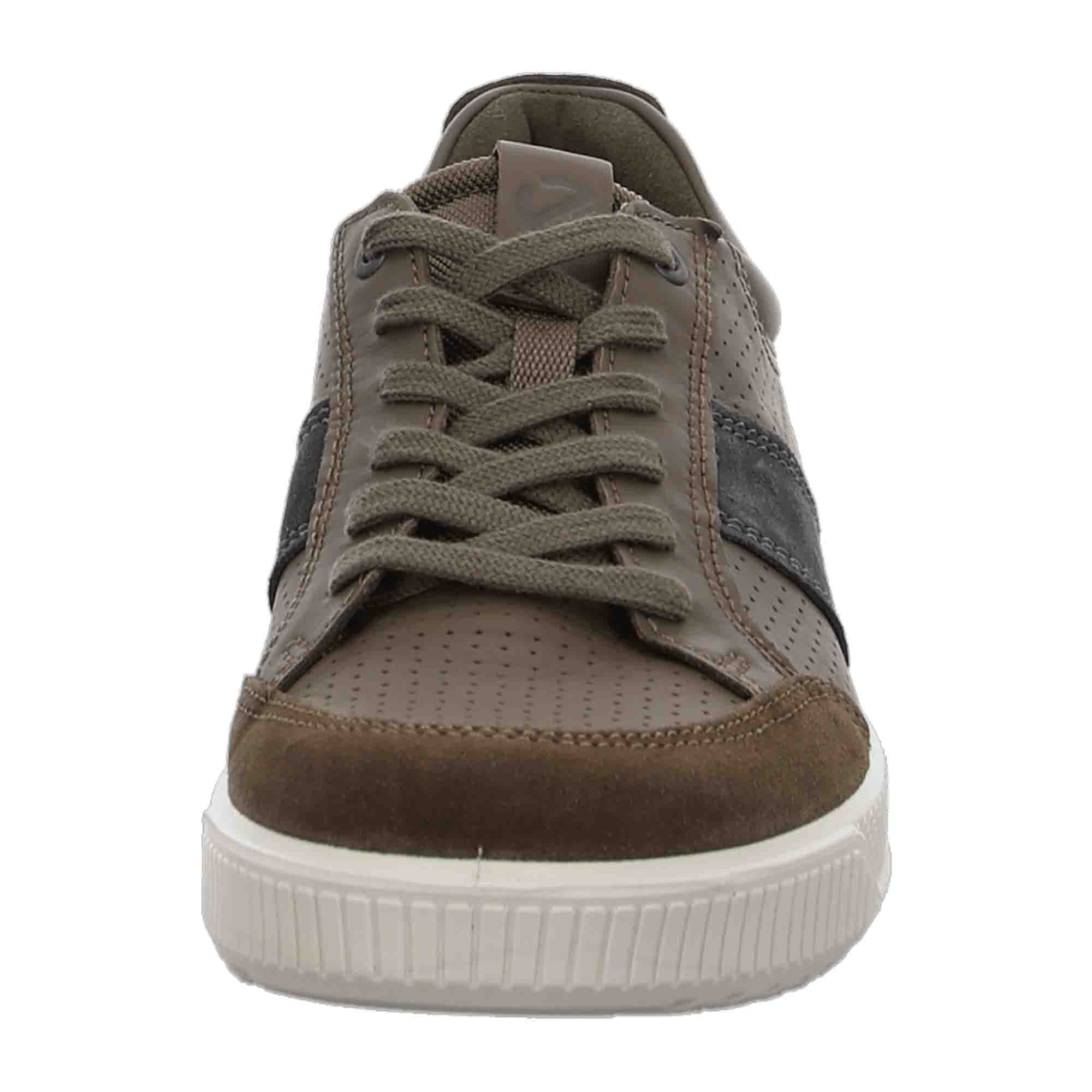 Ecco Byway Men's Casual Brown Leather Shoes - Durable & Stylish