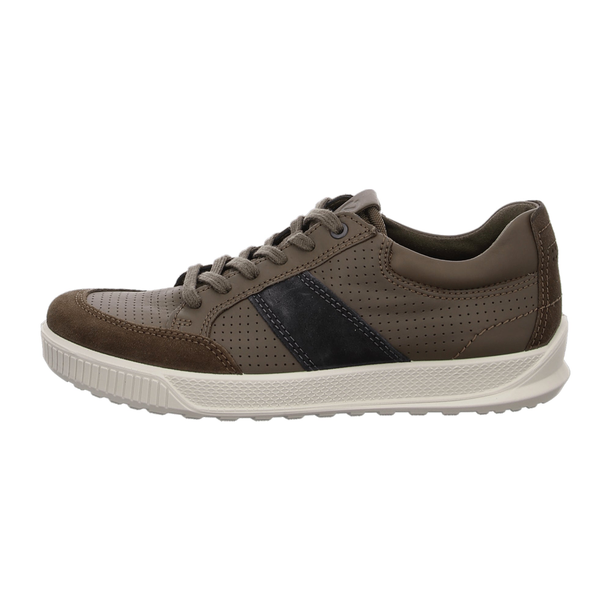 Ecco Byway Men's Casual Brown Leather Shoes - Durable & Stylish