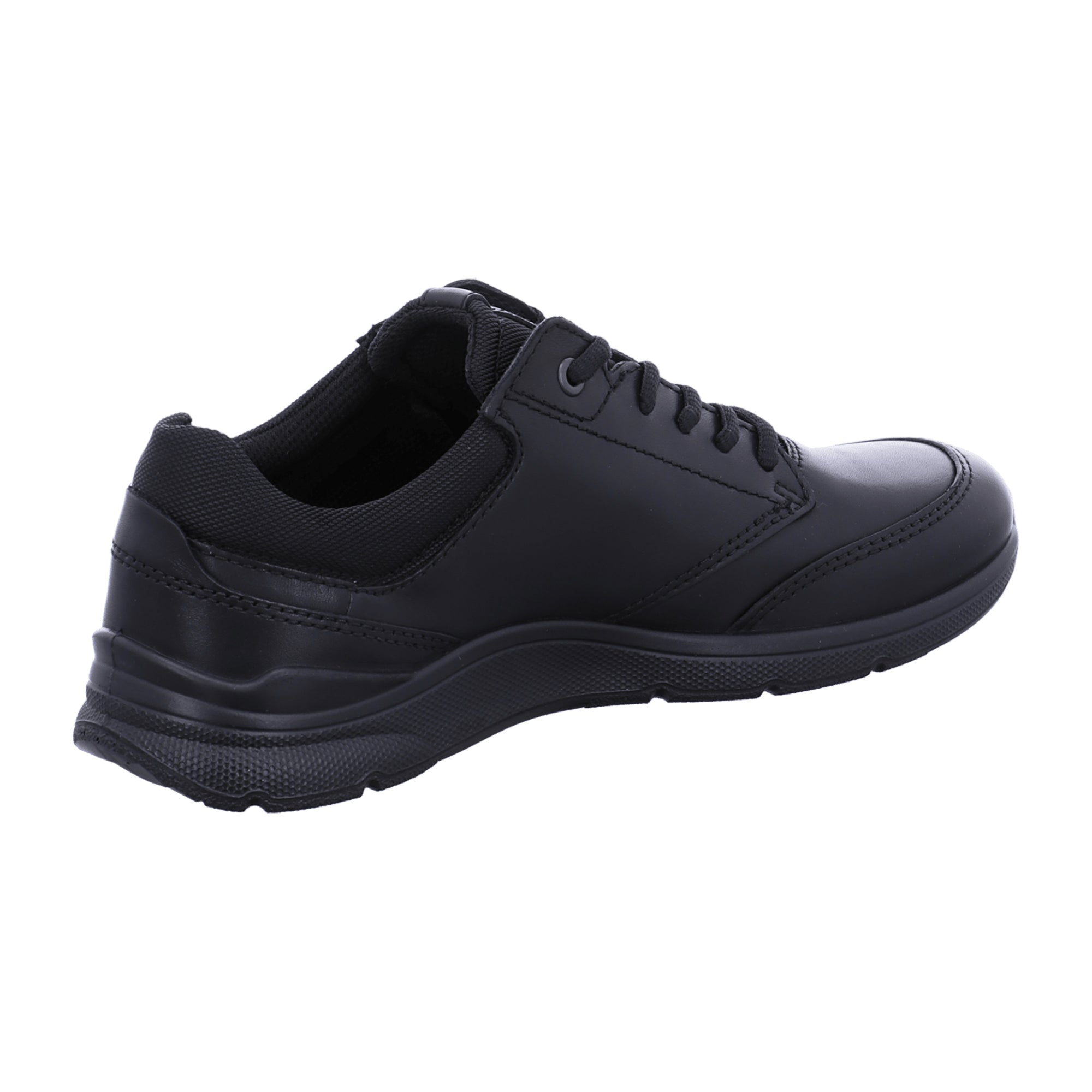 ECCO Irving Men's Black Leather Dress Shoes - Stylish Lace-up Oxfords