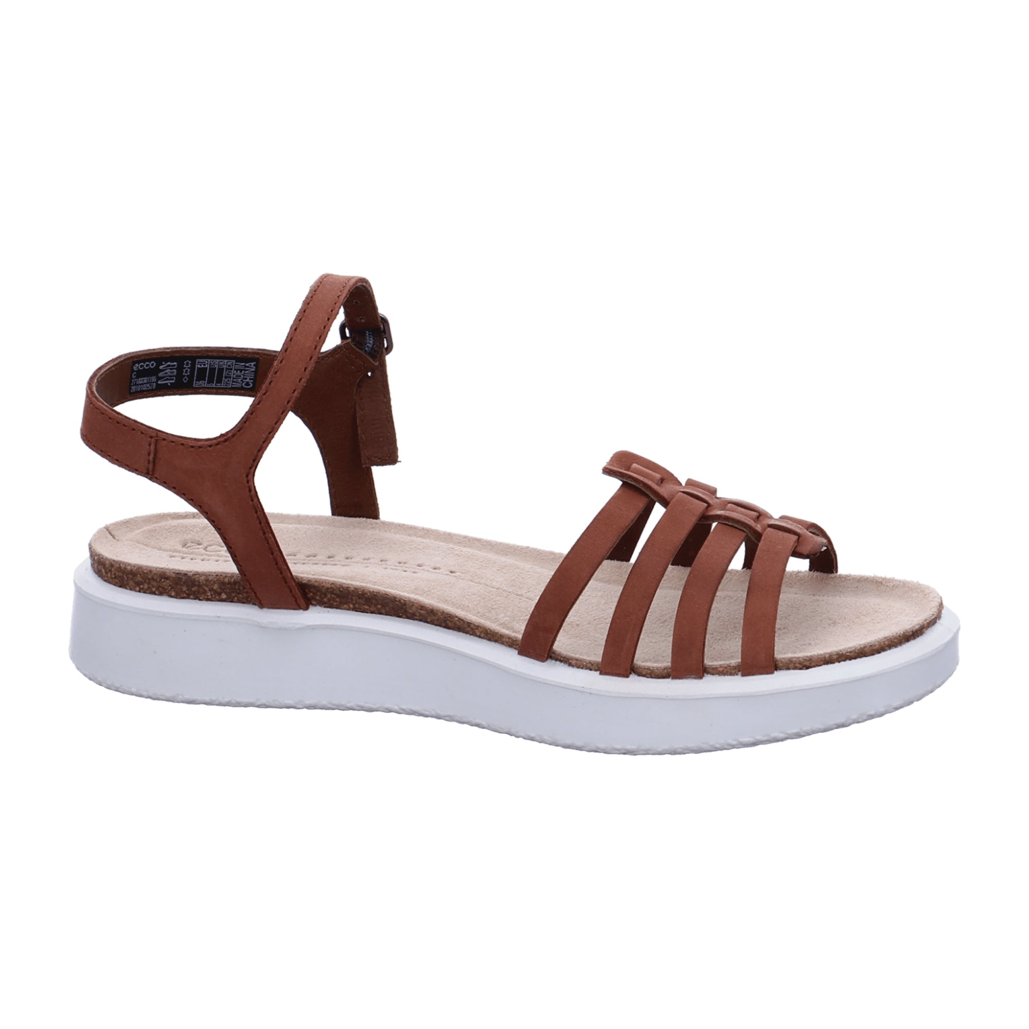 Ecco CORKSPHERE Women's Sandal - Stylish & Comfortable, Brown