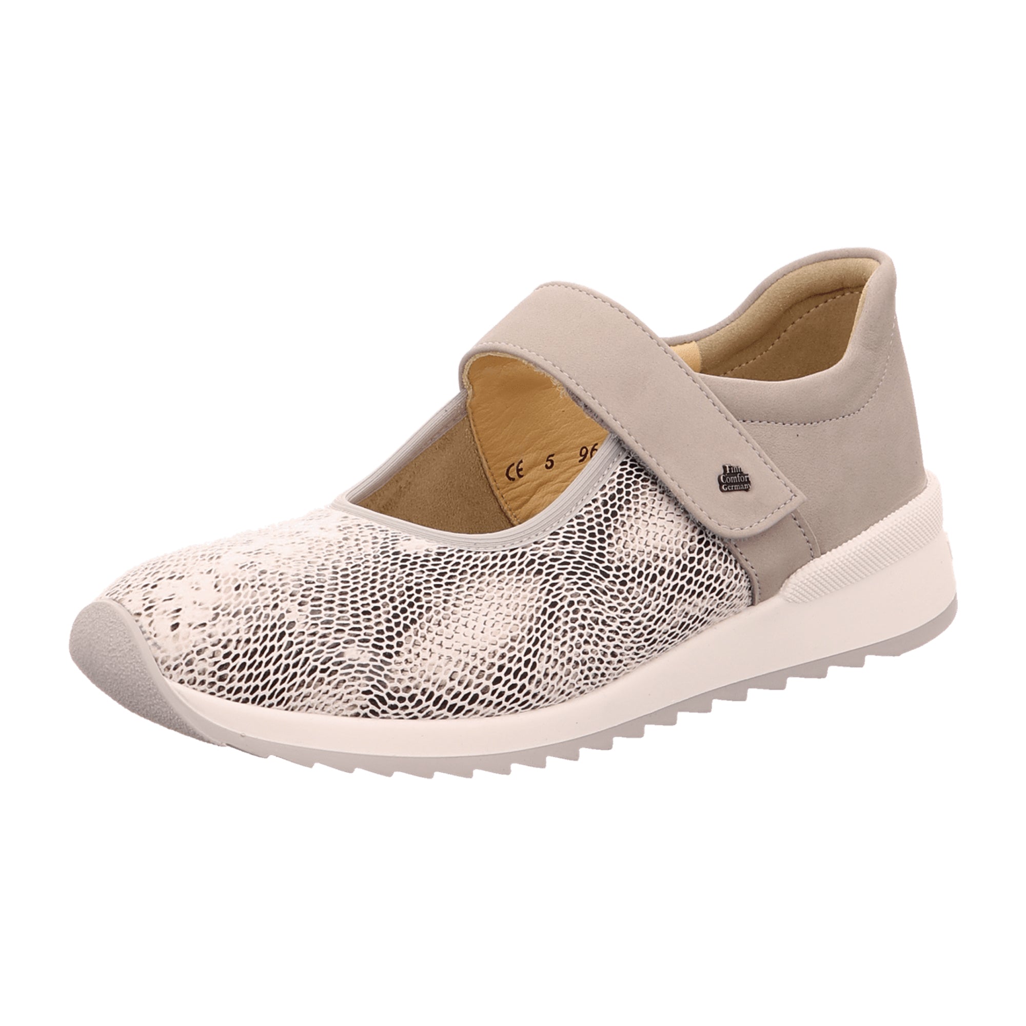 Finn Comfort Women's Comfortable Animal Print Slip-Ons, Fashionable & Durable