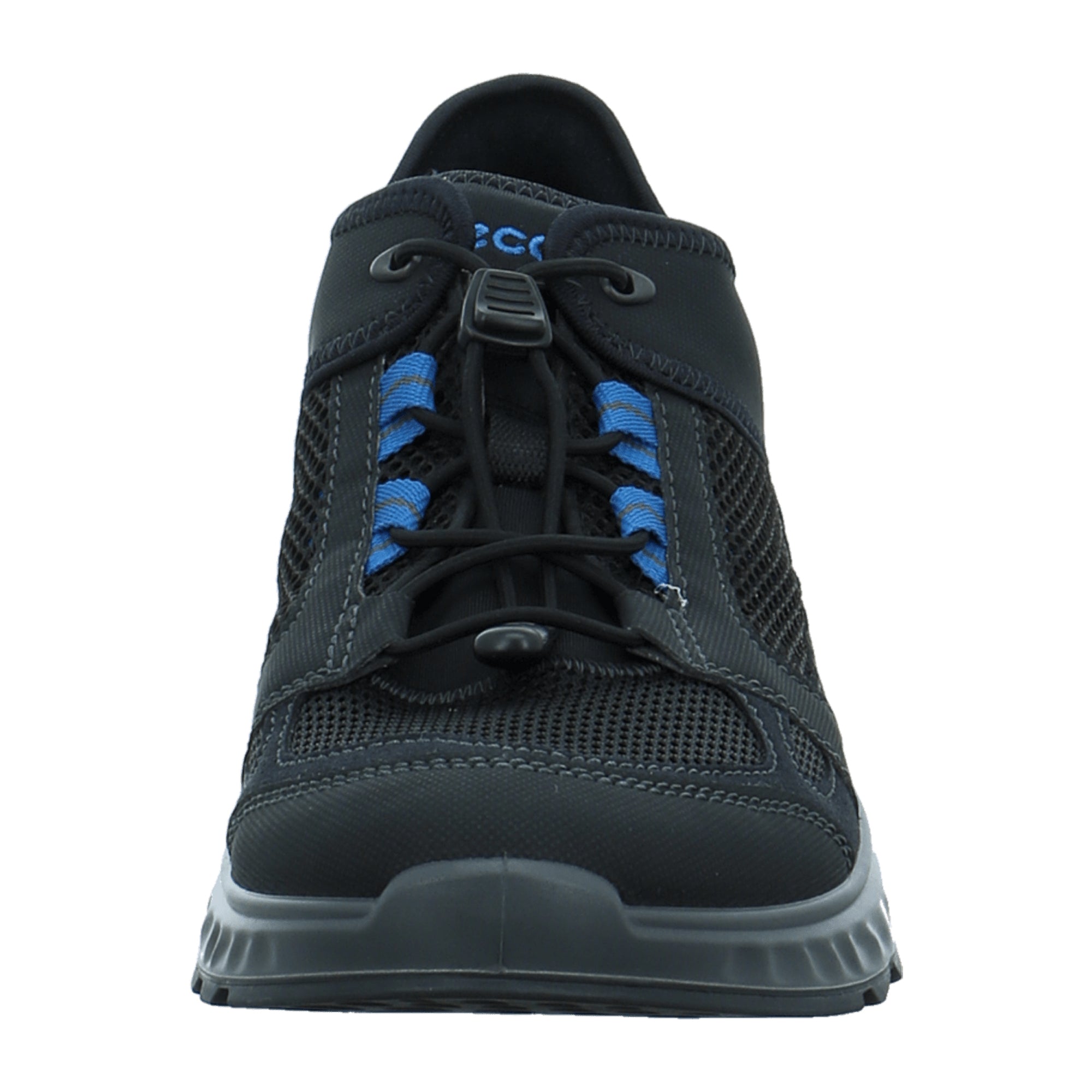 Ecco Men's Outdoor Shoes - Durable & Stylish in Black/Olympian Blue