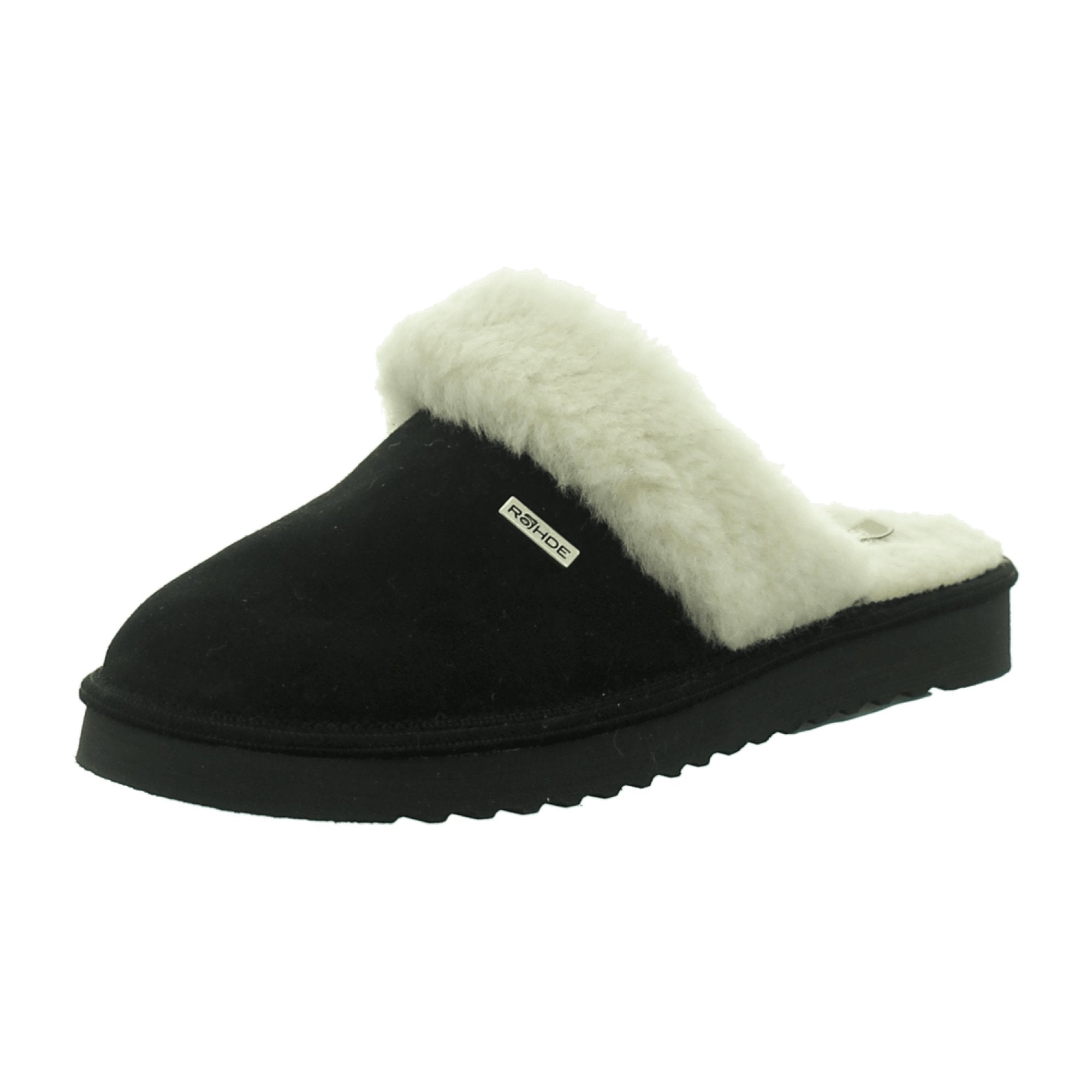 Rohde Maiori Women's Black Flat Shoes for Fall and Winter