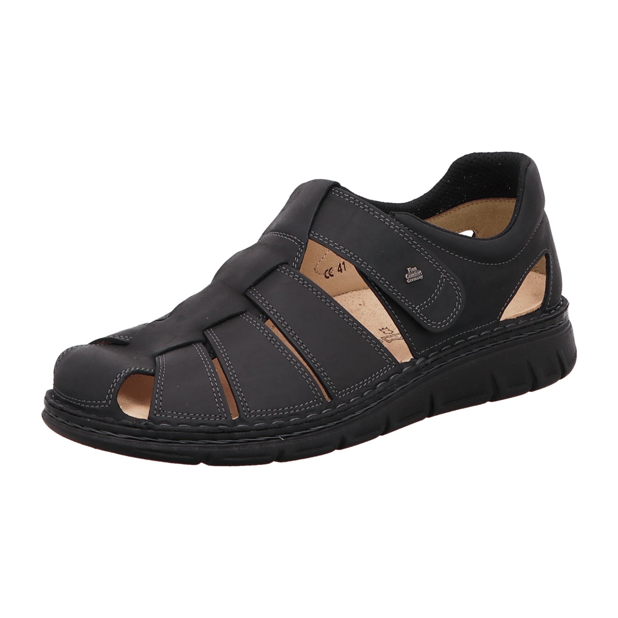 Finn Comfort Men's Comfort Sandals, Stylish & Durable, Black