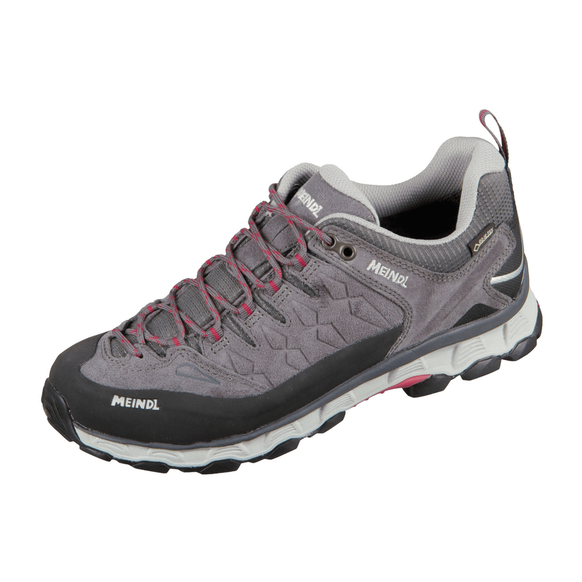 Meindl Lite Trail Lady GTX Women's Trekking Shoes Steingrau Rosé