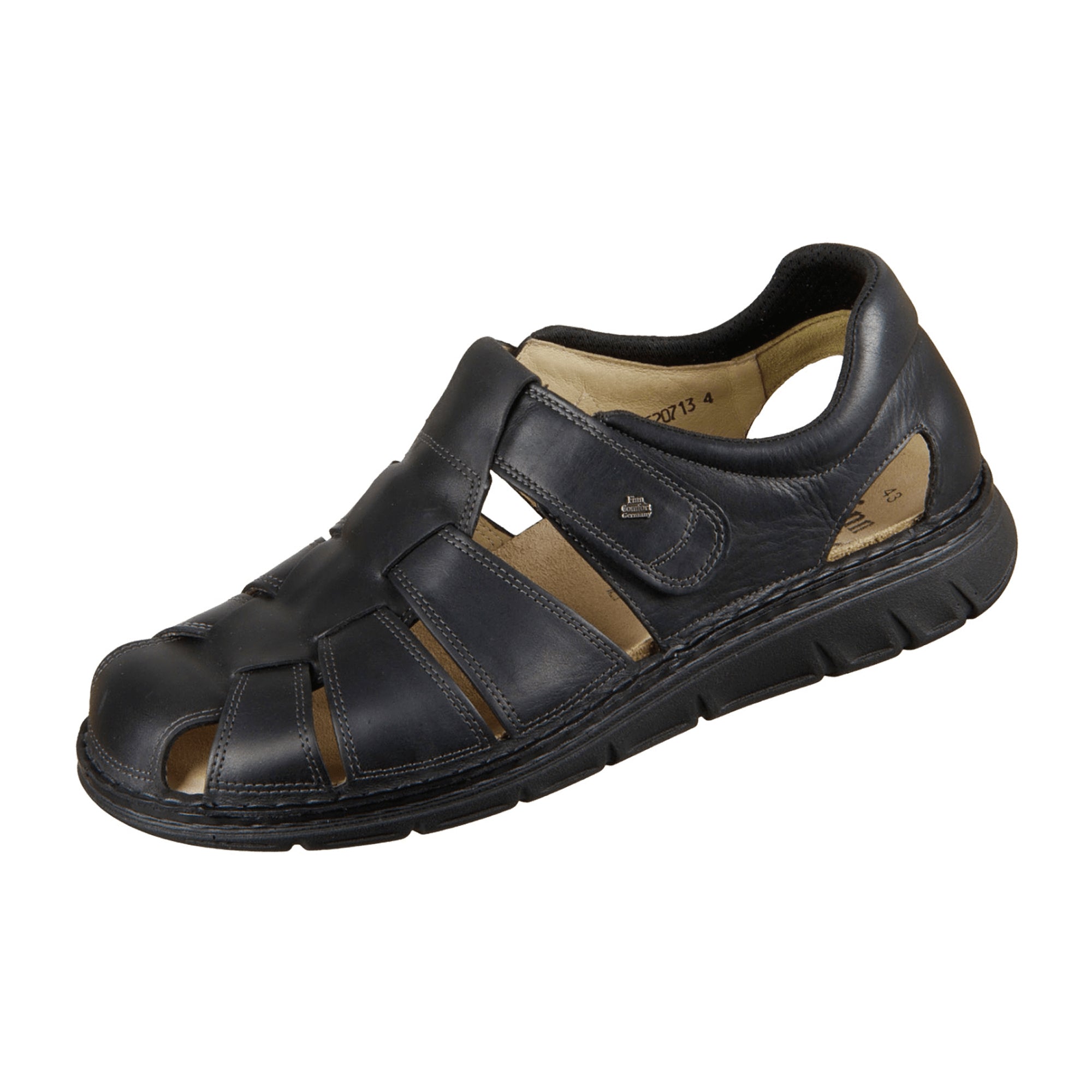 Finn Comfort Copan-S Men's Black Comfort Shoes - Stylish & Durable