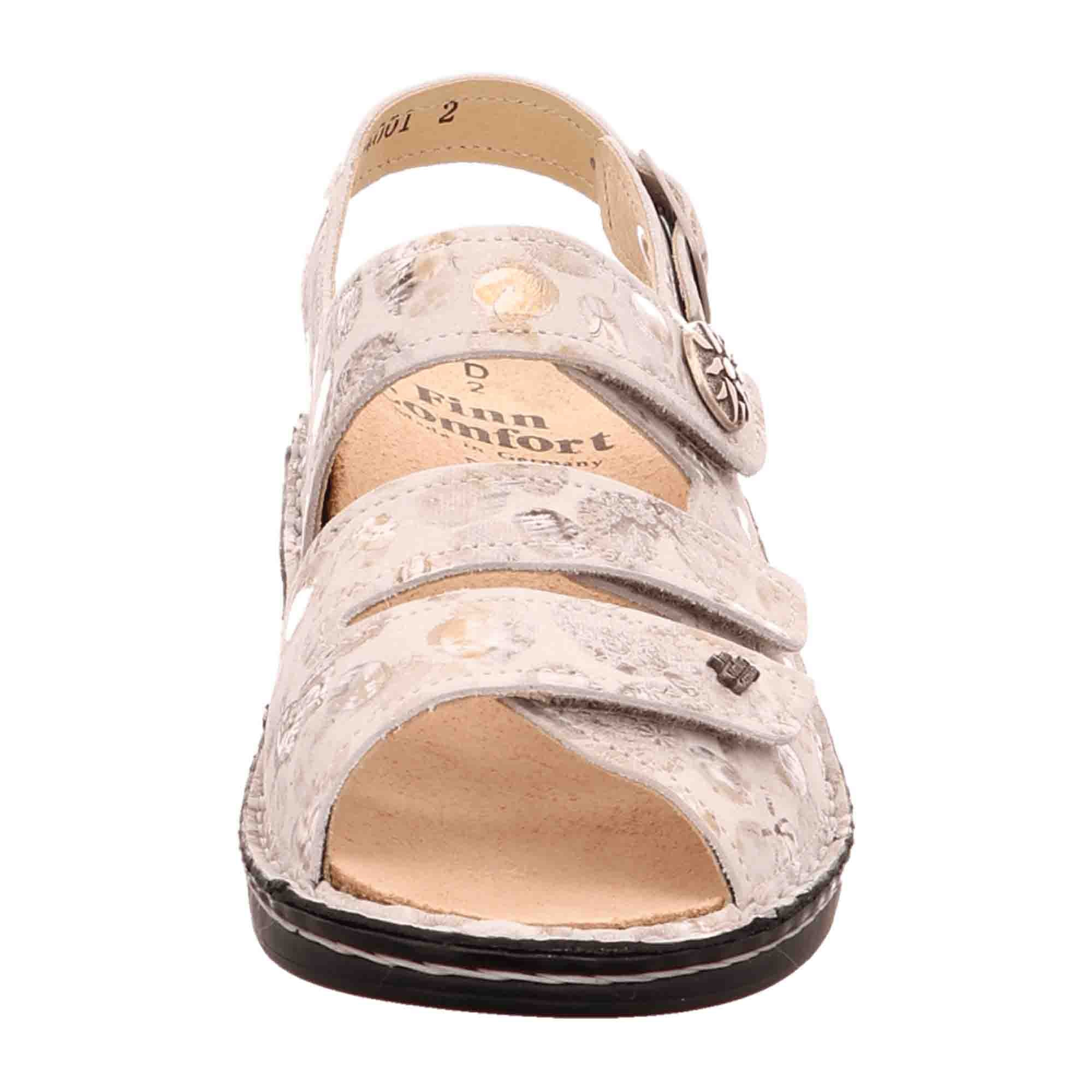 Finn Comfort Aversa Women's Comfortable Sandals - Stylish Beige Finish