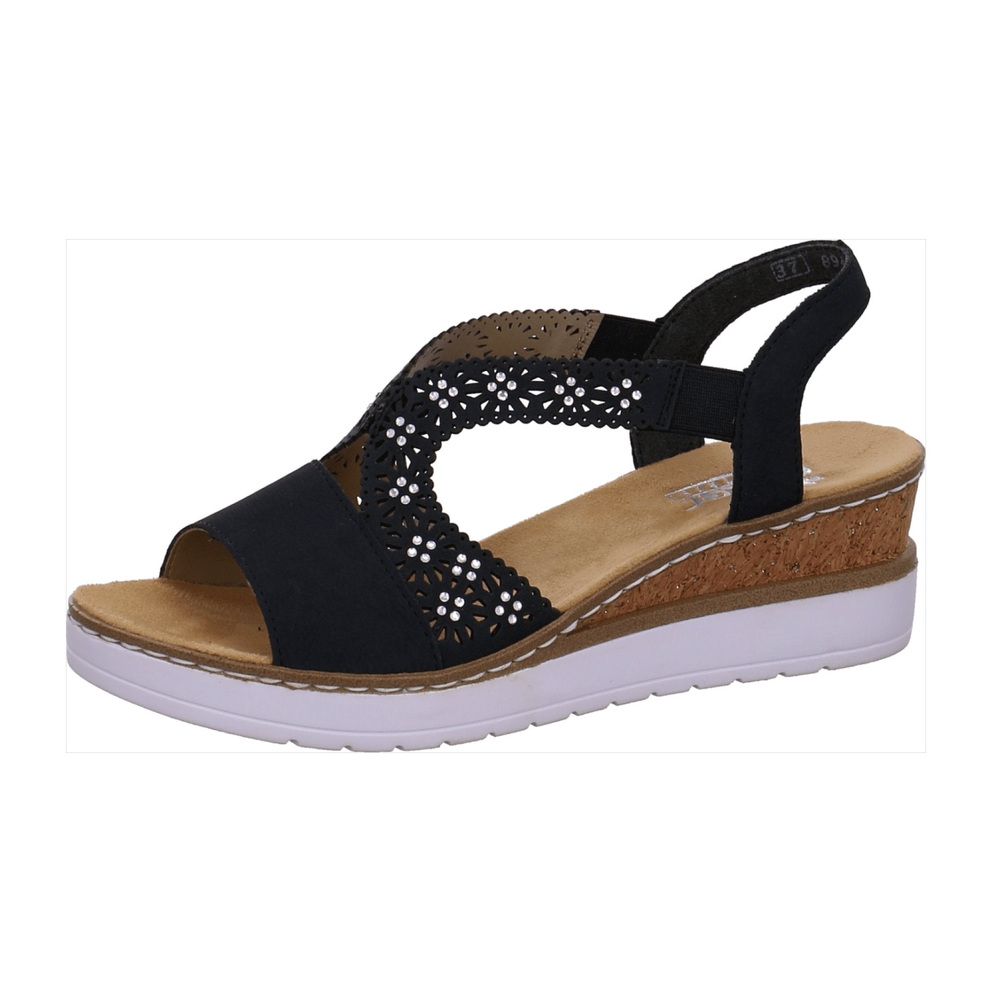 Rieker Comfortable Blue Women's Sandals Available Online at schuhe.de Fast Shipping