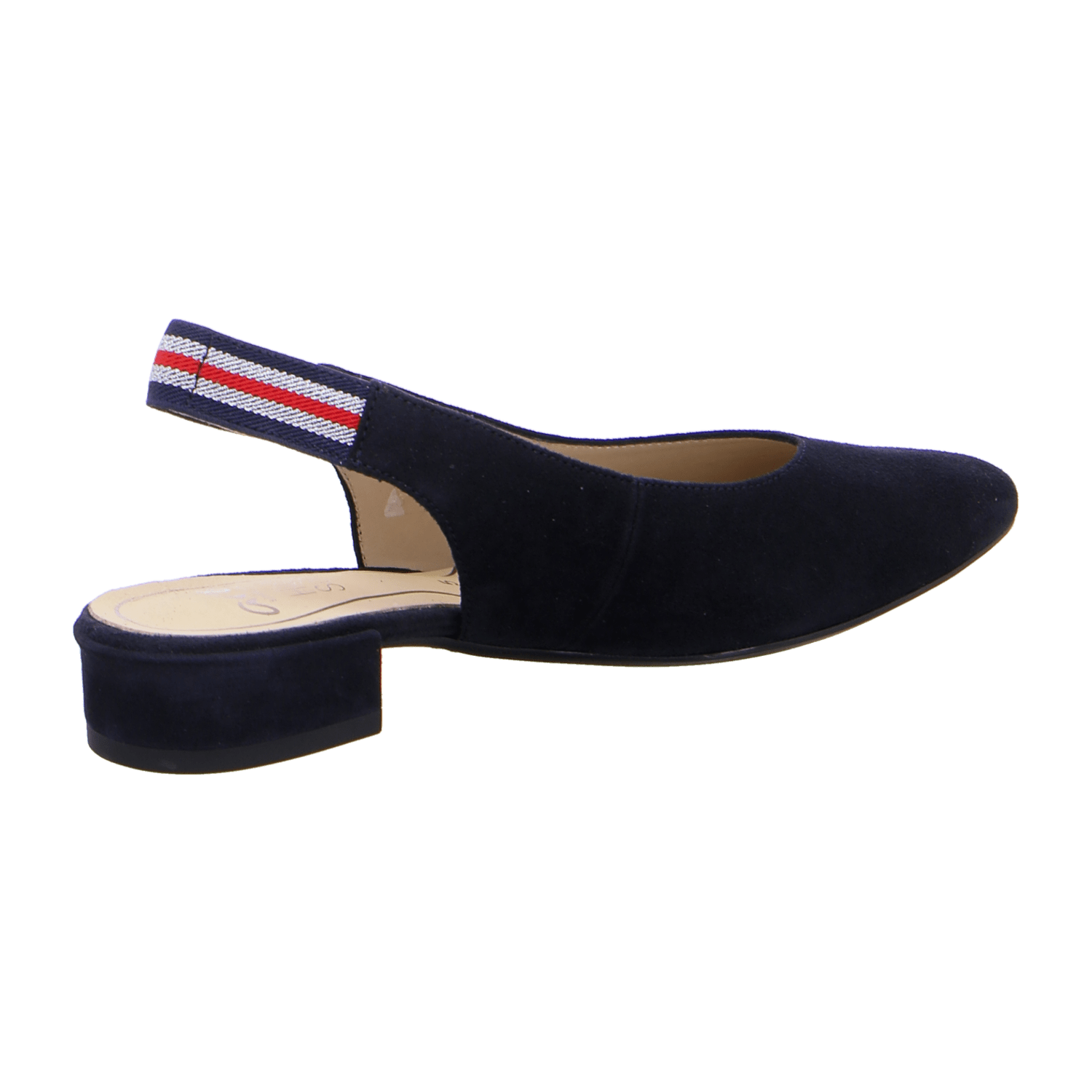 ARA Women's Blue Nubuck Slingback Pumps