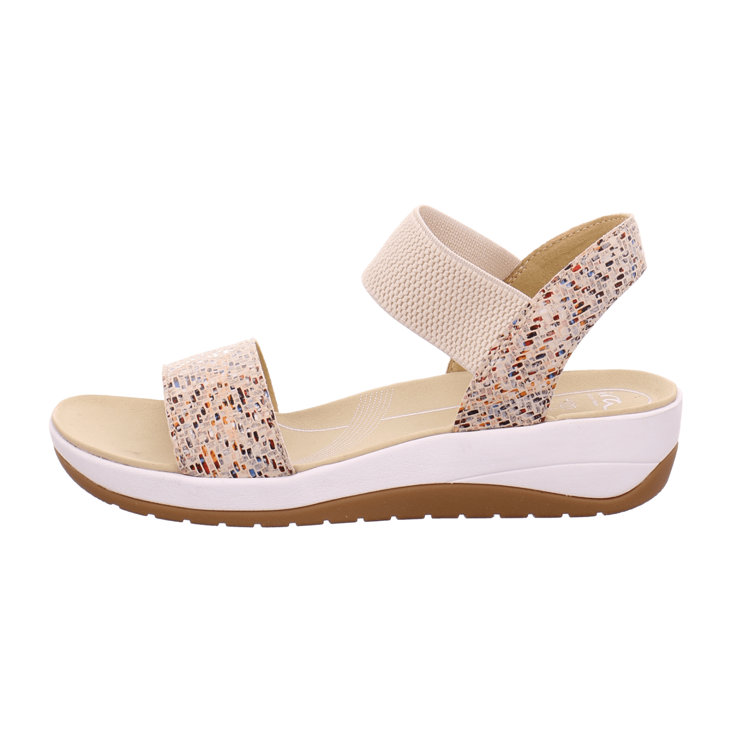 ARA Women's Napoli Open Toe Cap Beige