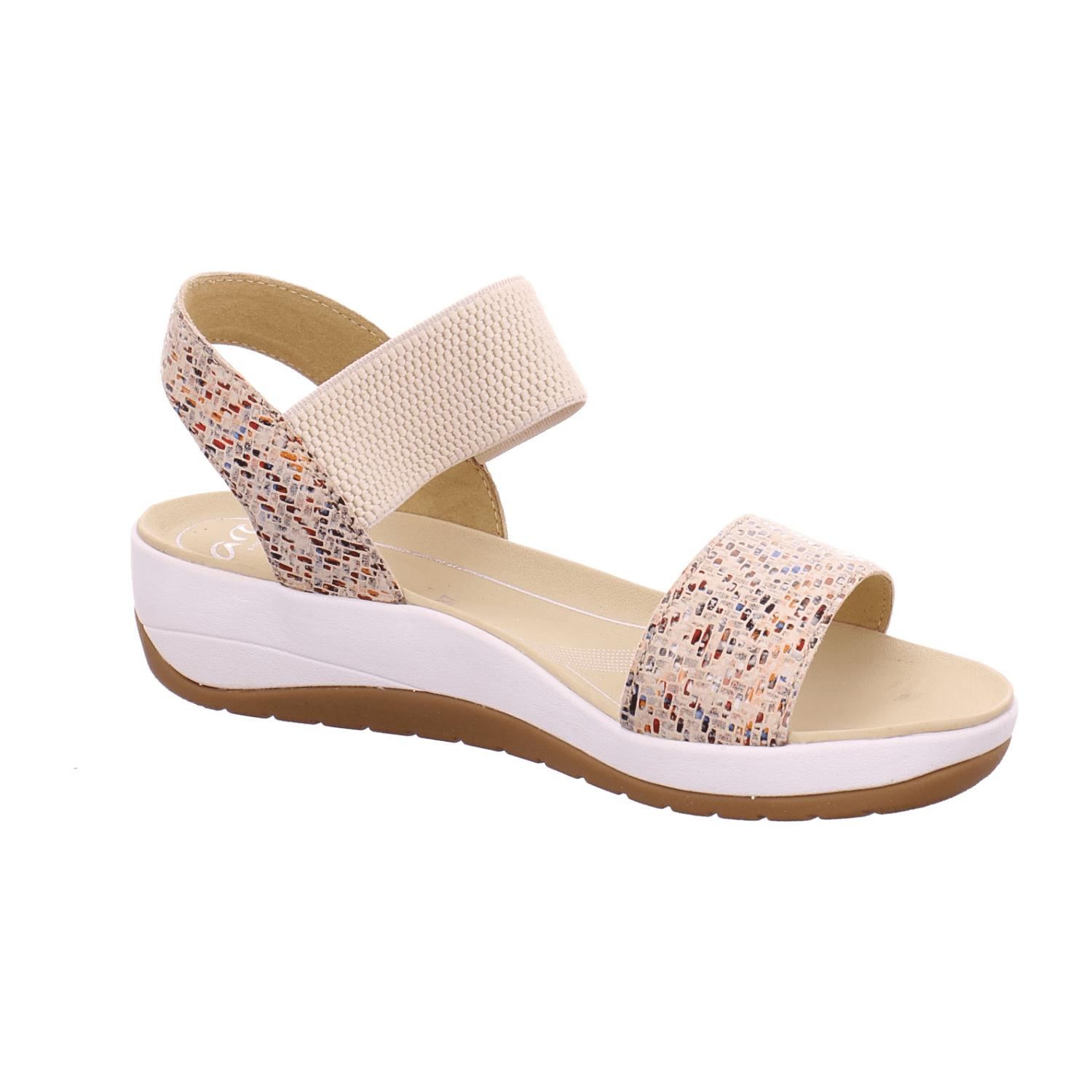 ARA Women's Napoli Open Toe Cap Beige