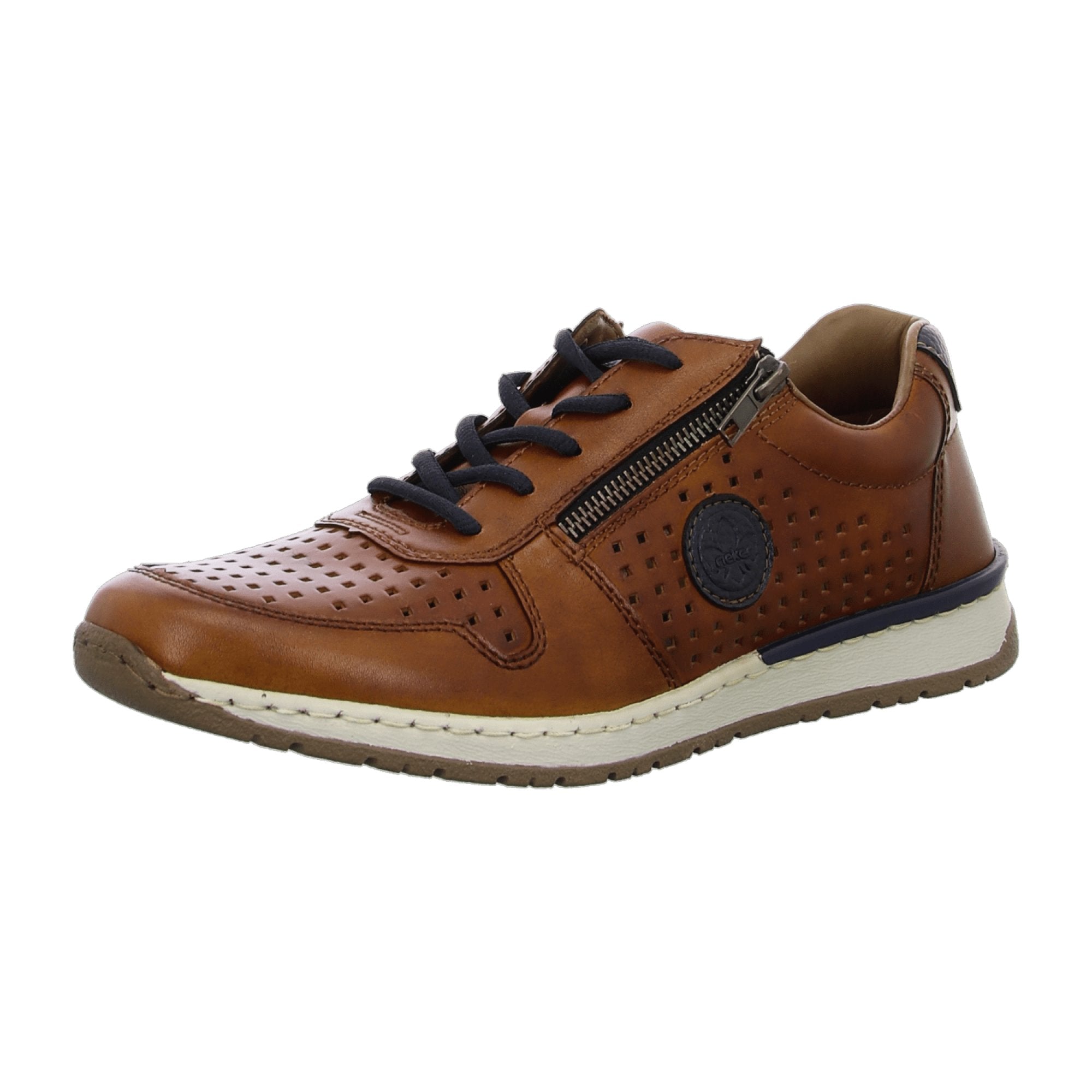 Rieker Men's Brown Athletic Lace-Up Shoes B5115-24 Sporty Casual Footwear