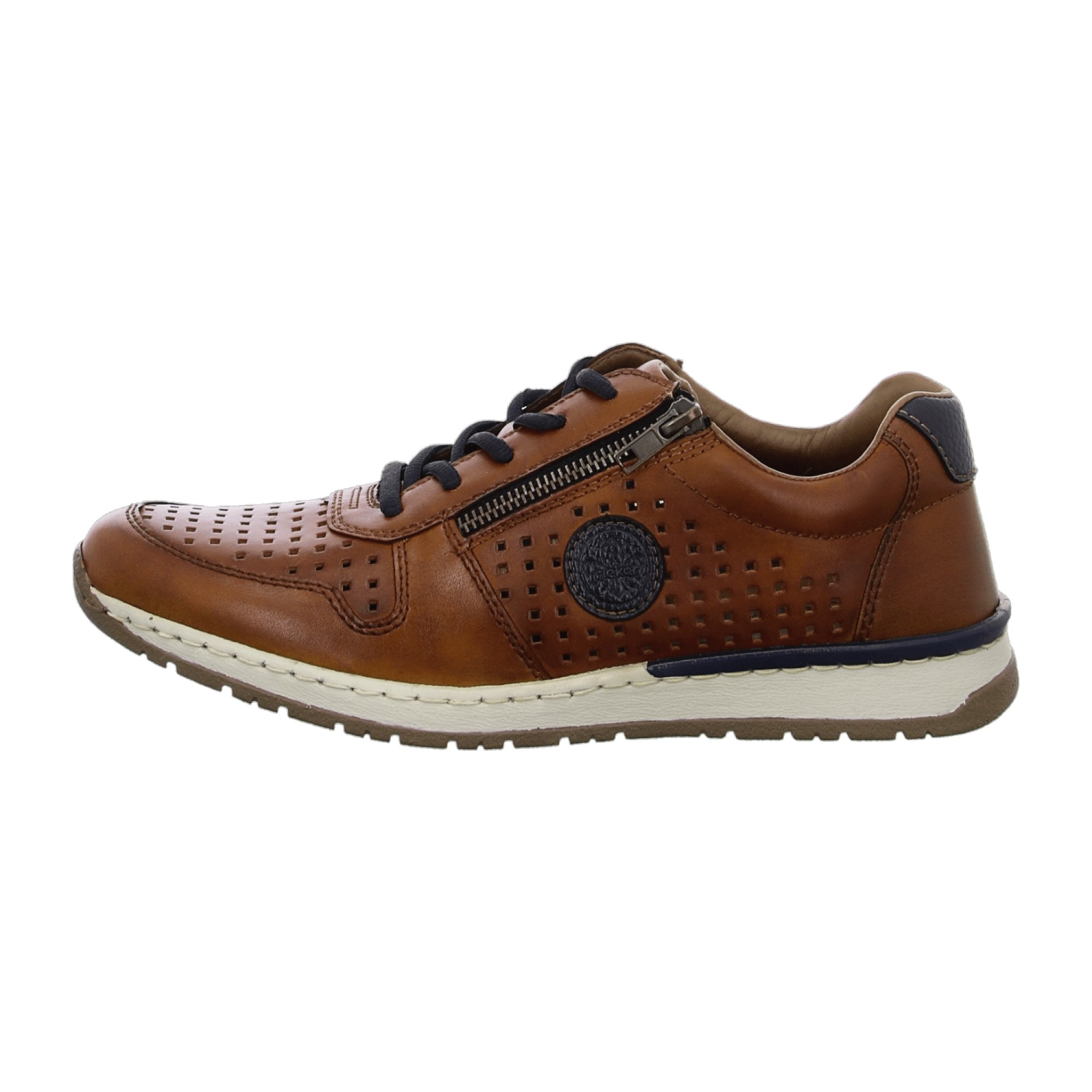 Rieker Men's Brown Athletic Lace-Up Shoes B5115-24 Sporty Casual Footwear