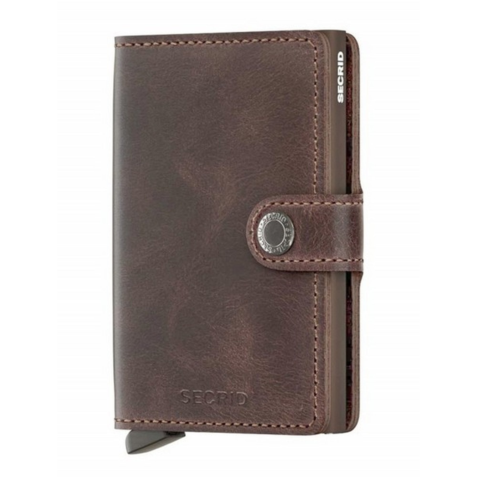 secrid Miniwallet Wallet RFID Protection card Vintage button leather Cardprotector