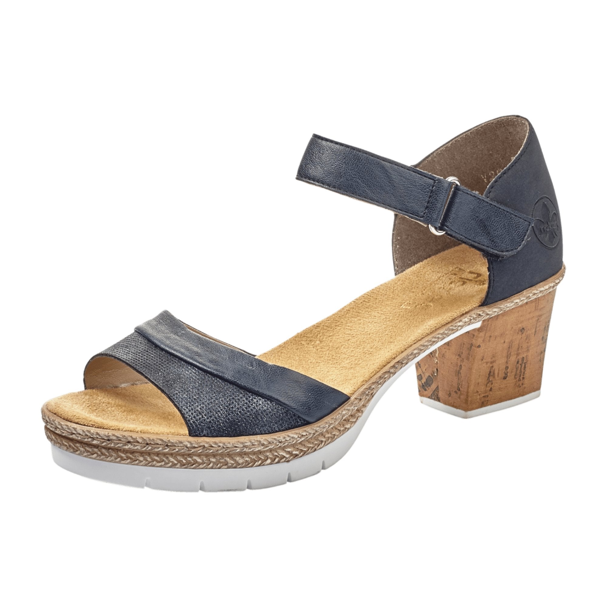 Rieker Comfortable Women's Sandals Blue Spring Summer Footwear