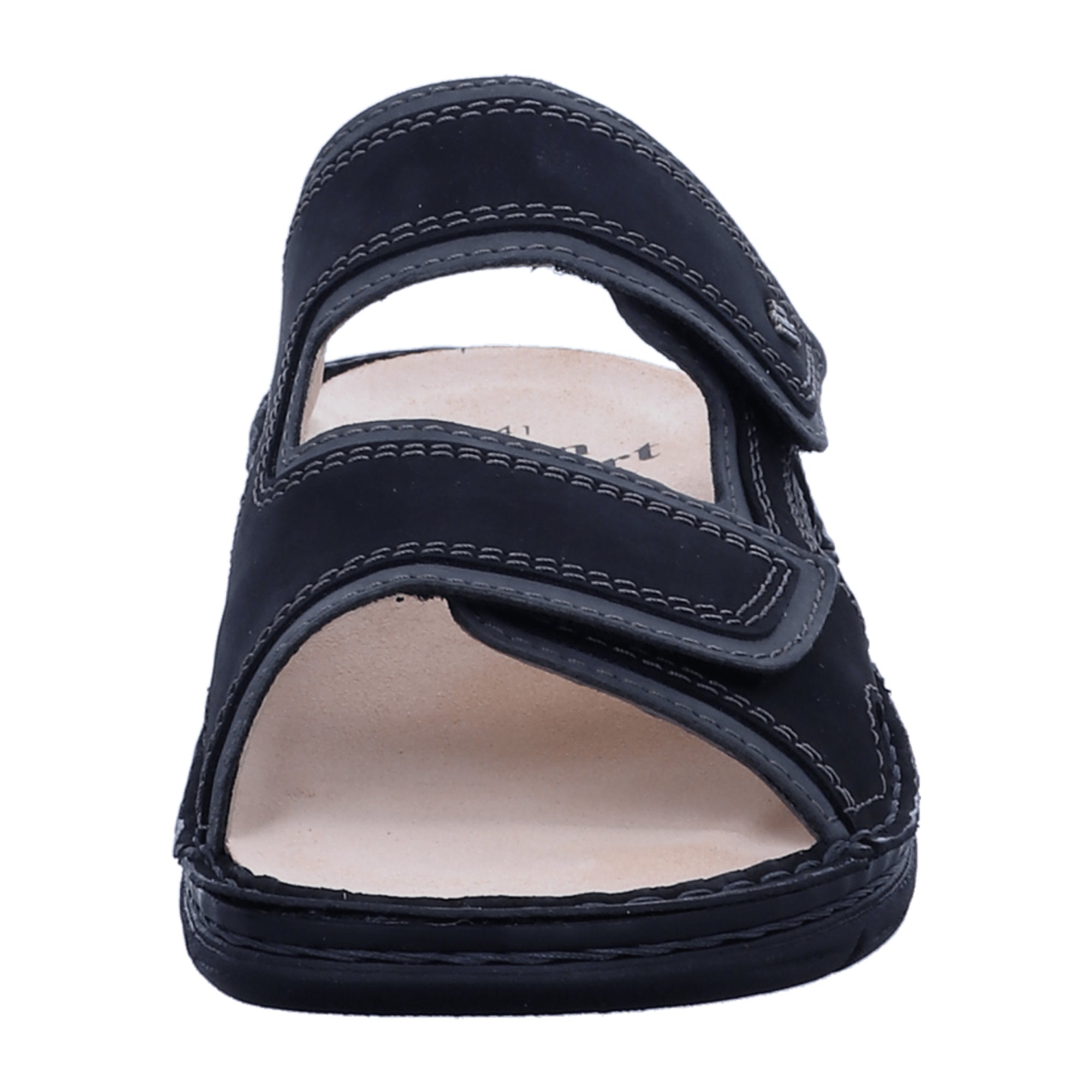 Finn Comfort Thasos-s Men's Leather Sandals - Stylish Black Comfort Footwear