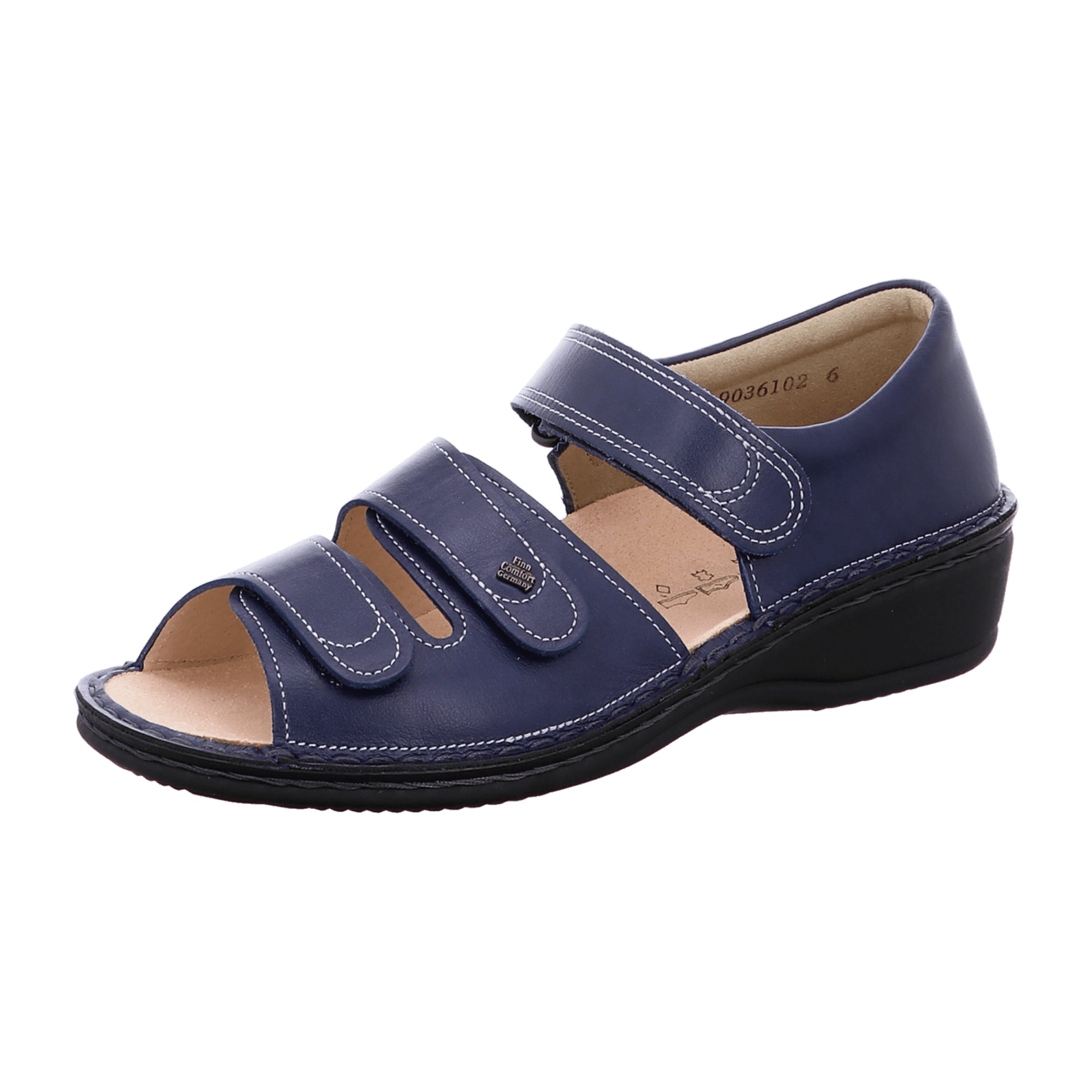 Finn Comfort Usedom Women's Comfortable Sandals, Blue | Stylish & Durable