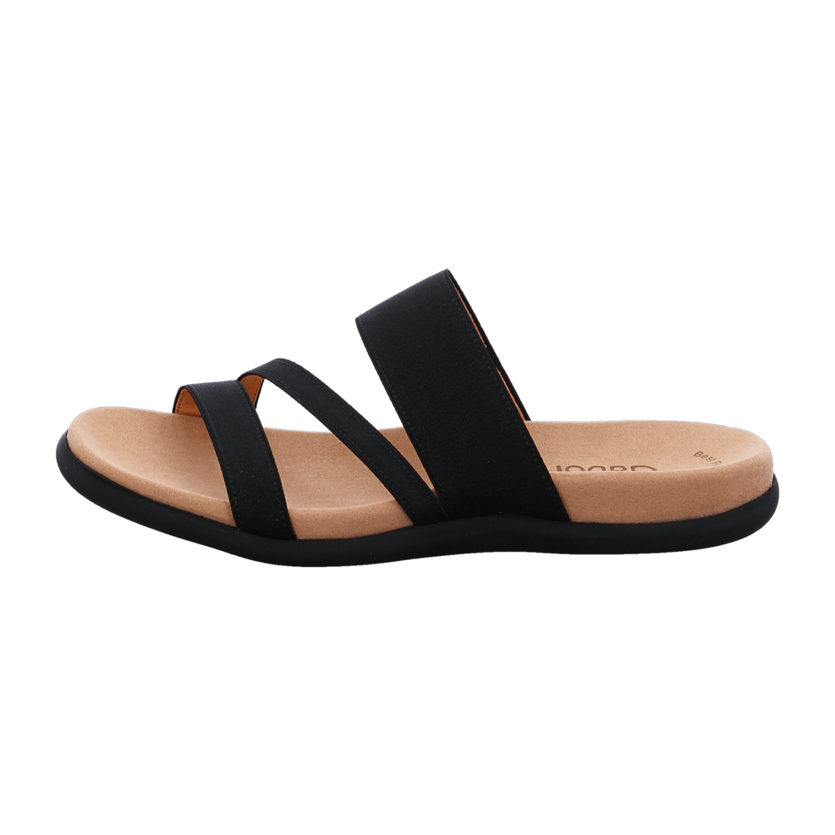 Gabor Women's Canvas Mules Black - Comfort Sandals