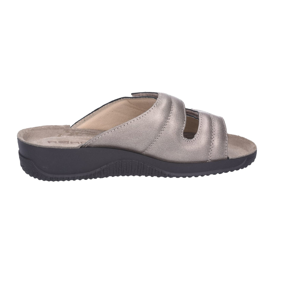 Rohde Soltau Gold Women's Shoes with Wedge Heel and Velcro Closure - Bartel-Shop