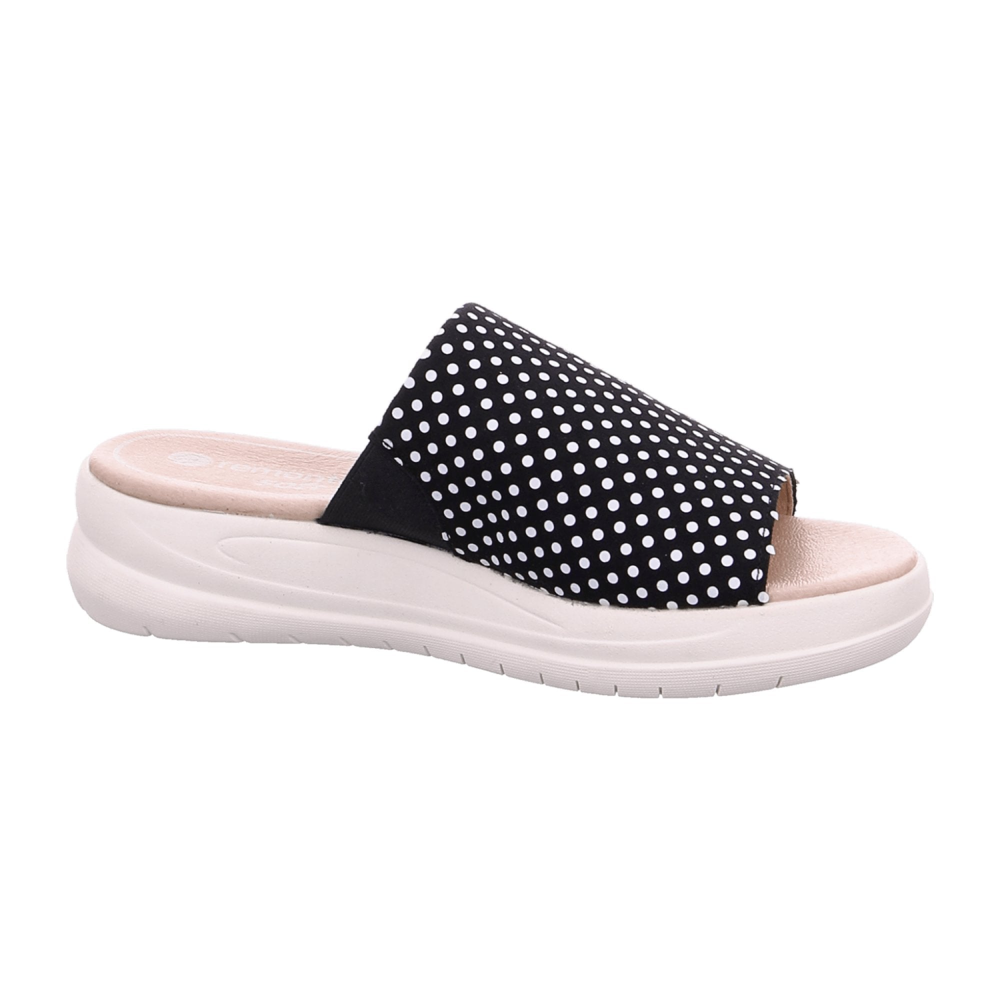 Remonte Ilka D42 Women's Blue Flat Round Toe Lace-Up Spring Summer Shoes