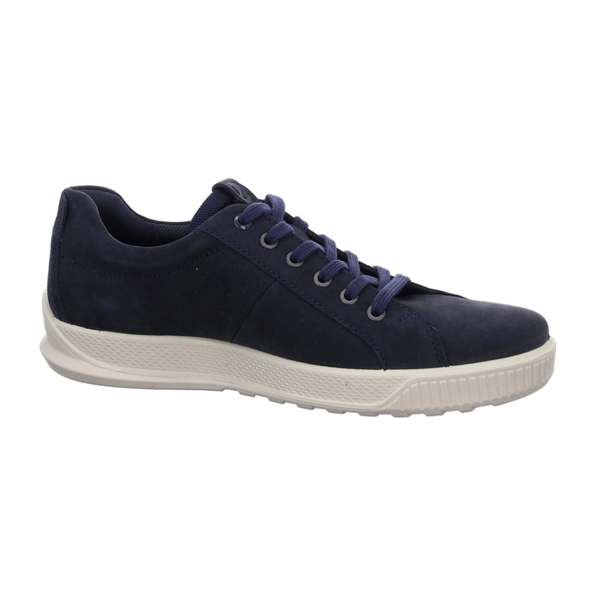 Ecco BYWAY Men's Casual Lace-Up Shoes, Navy Blue Nubuck Leather