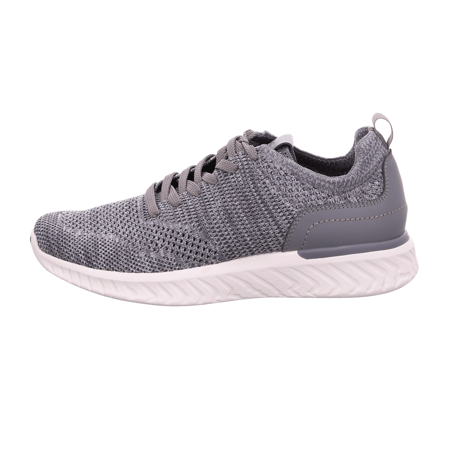 ARA SAN DIEGO Women's Sneakers Low-Top Gray Lace-Up Round Toe Cold Weather Lined
