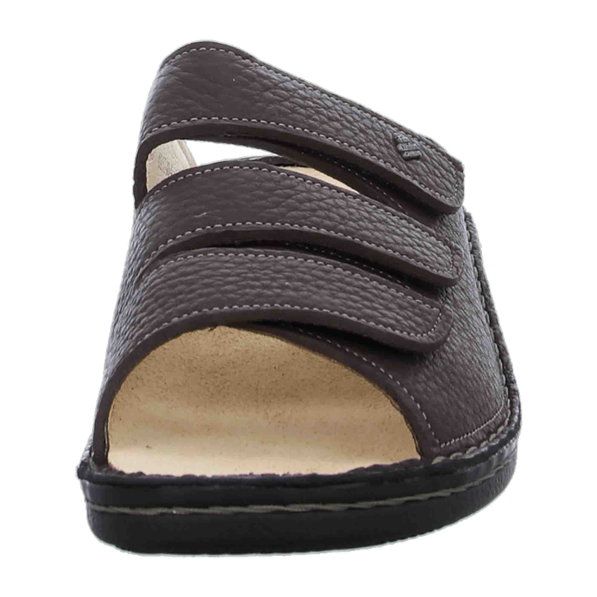 Finn Comfort Korfu Men's Comfort Sandals - Stylish Brown Leather