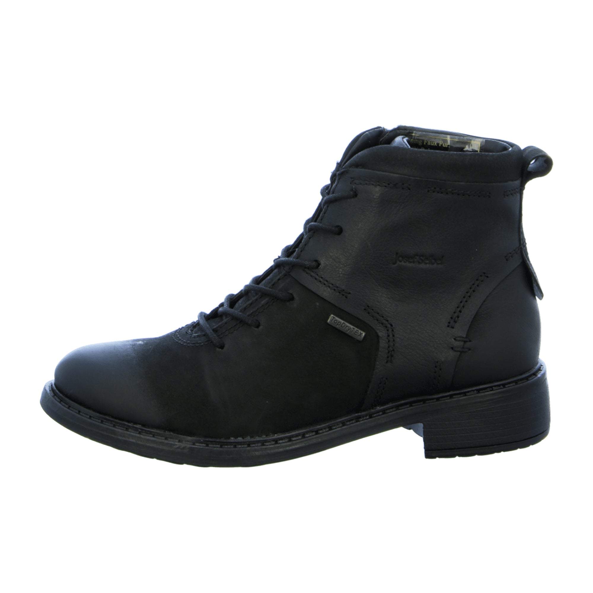 Comfortable Black Booties for Women by Josef Seibel