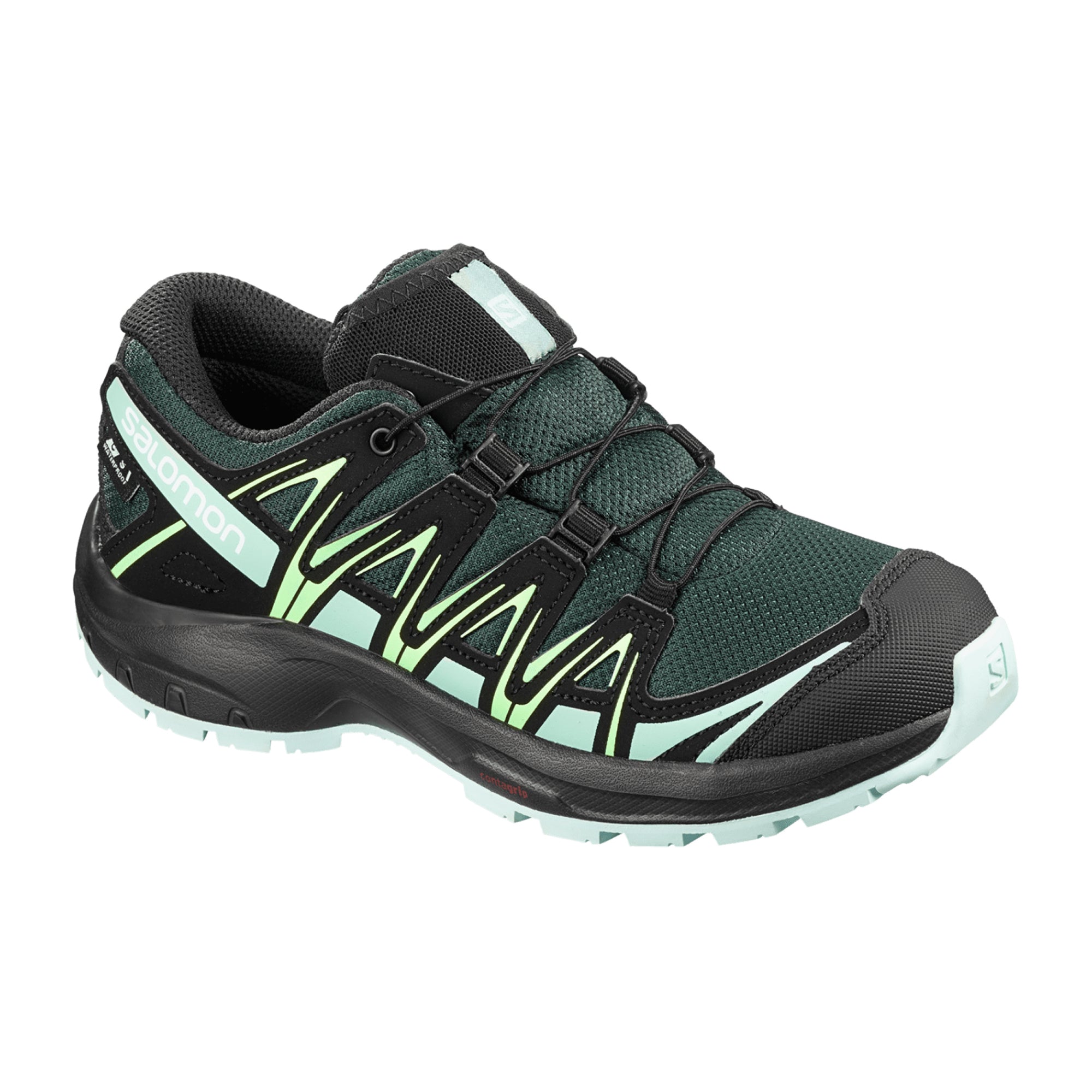 Salomon XA PRO 3D CSWP for children, green, shoes