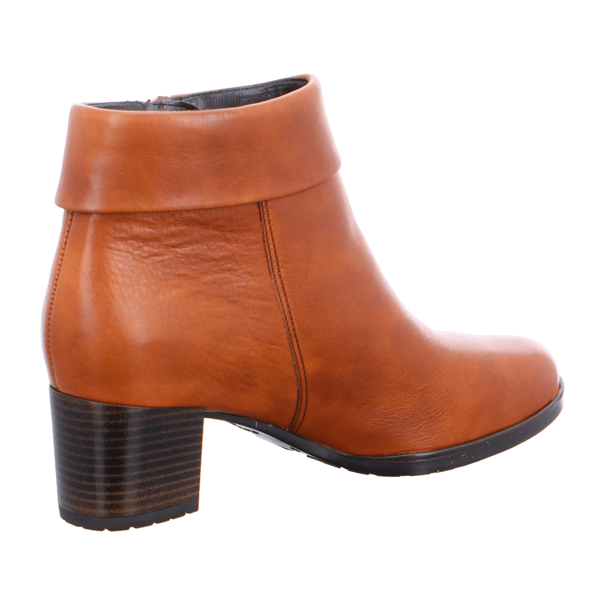 ARA FLORENZ Women's Leather Ankle Boots, Slip-On Chelsea Boots in Brown