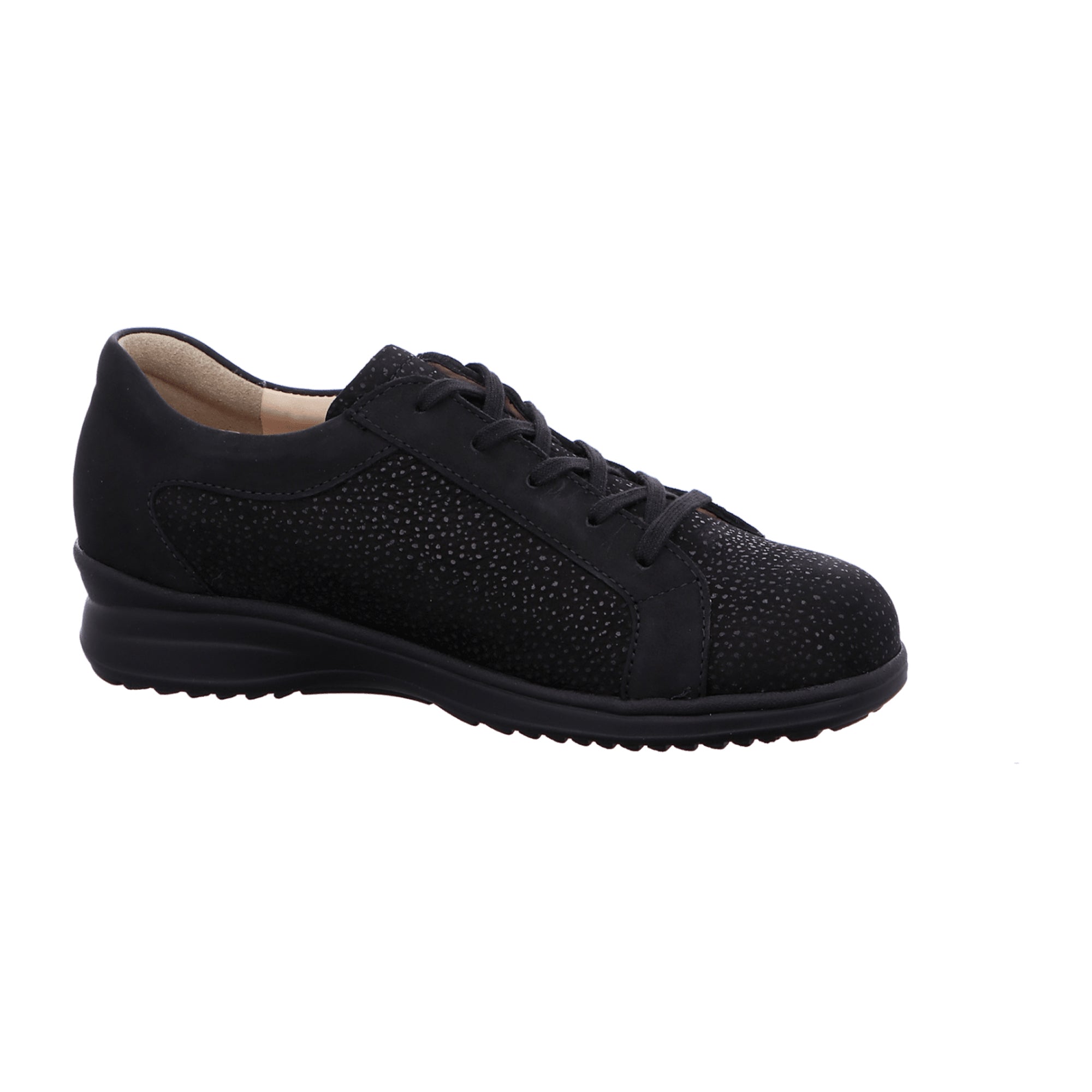 Finn Comfort Bexley Black Lace-up Comfort Shoes for Women 02231-902198