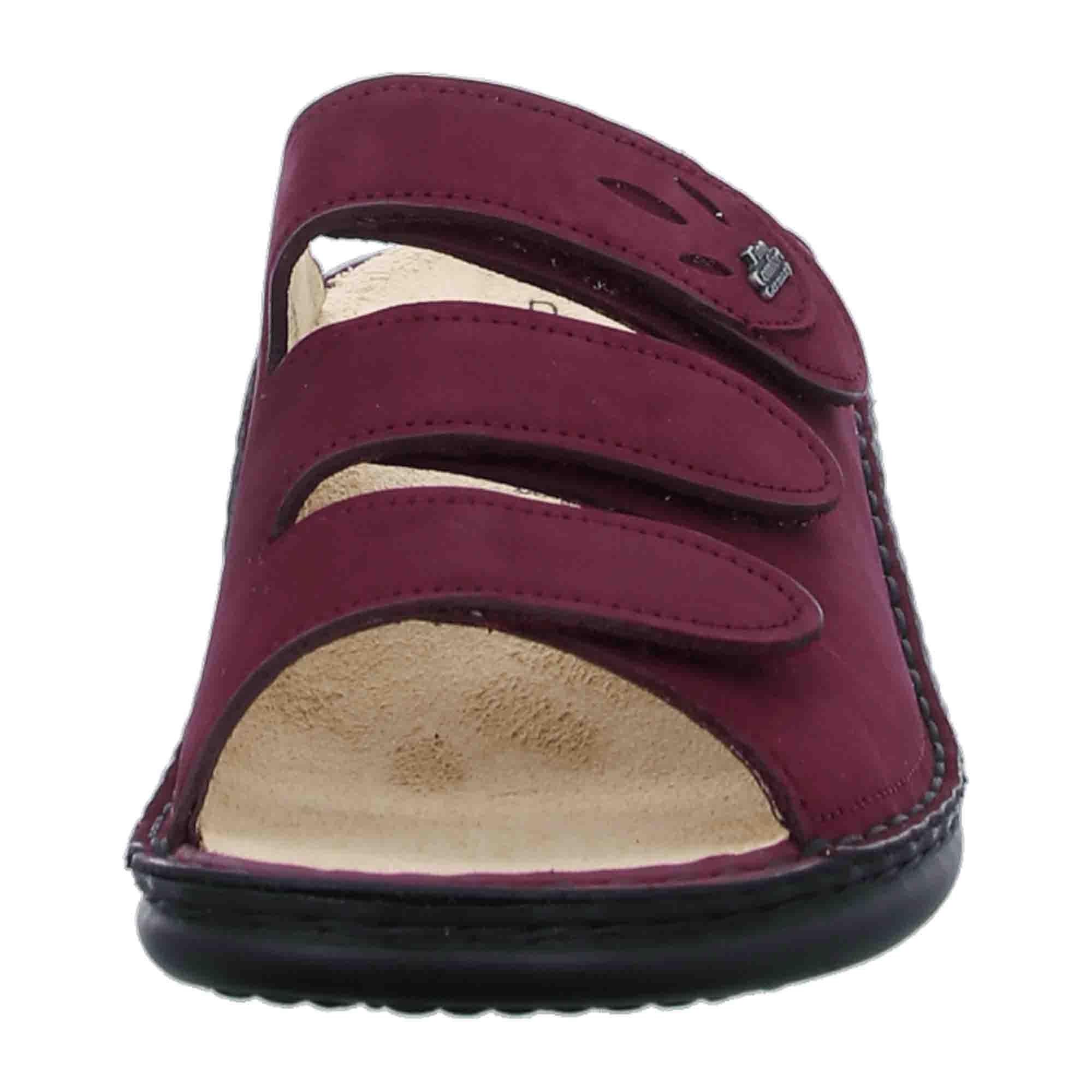 Finn Comfort Women's Comfortable Red Slides – Stylish & Durable