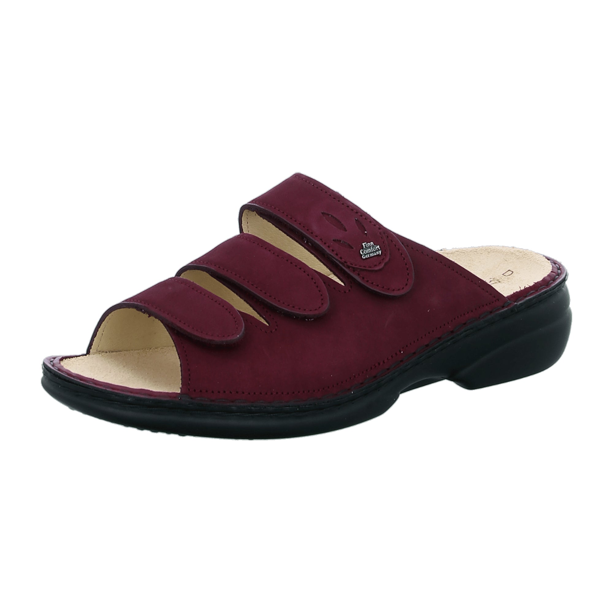 Finn Comfort Women's Comfortable Red Slides – Stylish & Durable