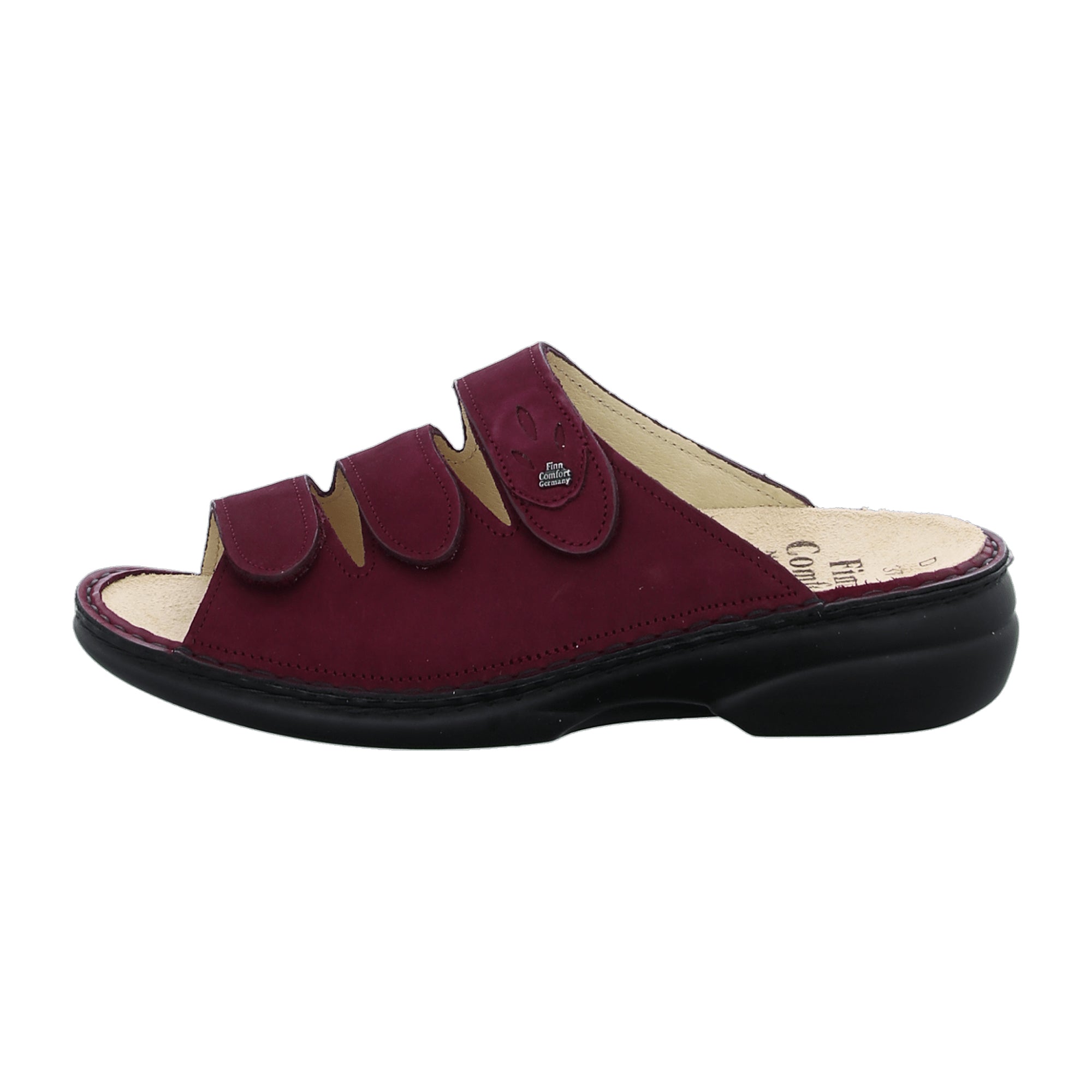 Finn Comfort Women's Comfortable Red Slides – Stylish & Durable