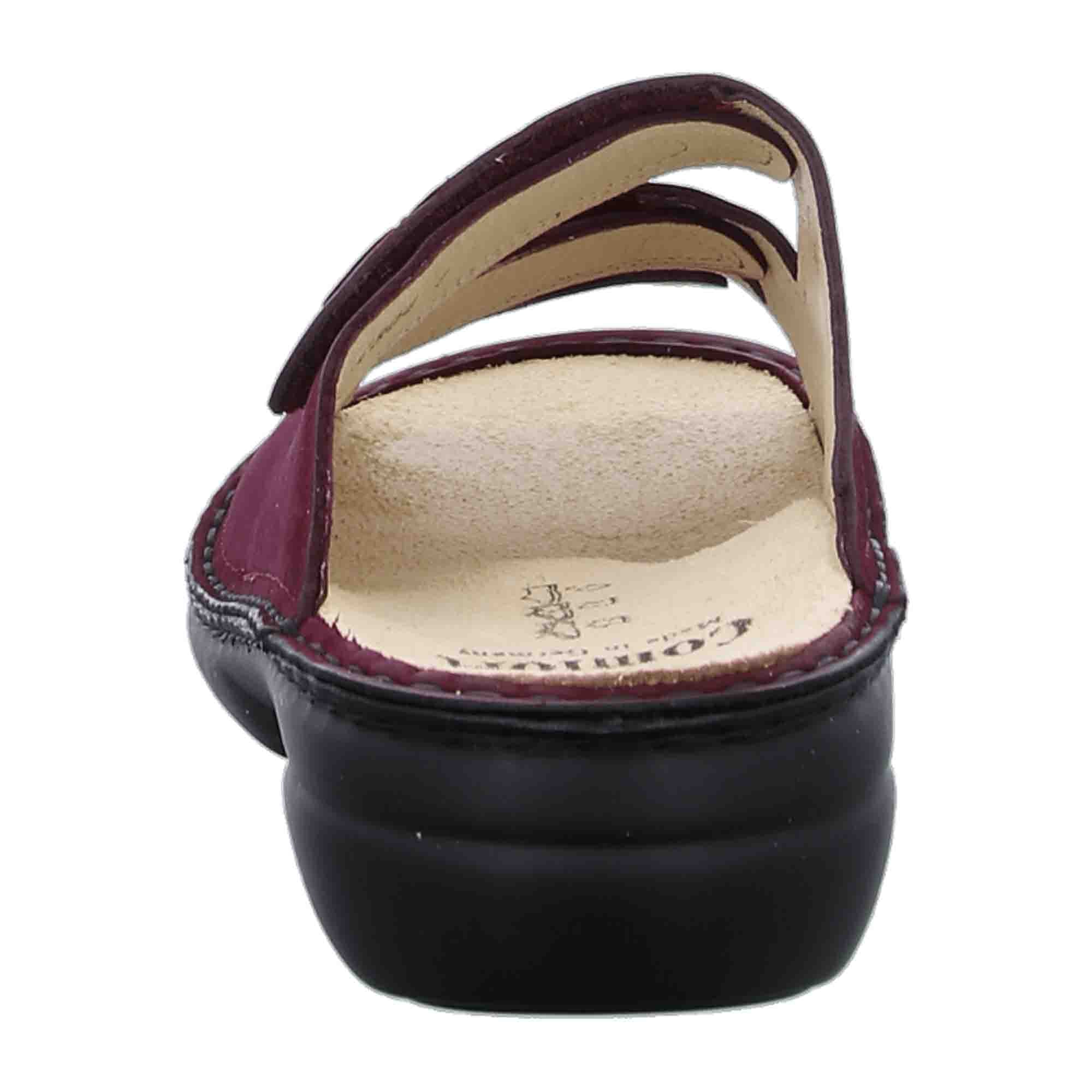 Finn Comfort Women's Comfortable Red Slides – Stylish & Durable