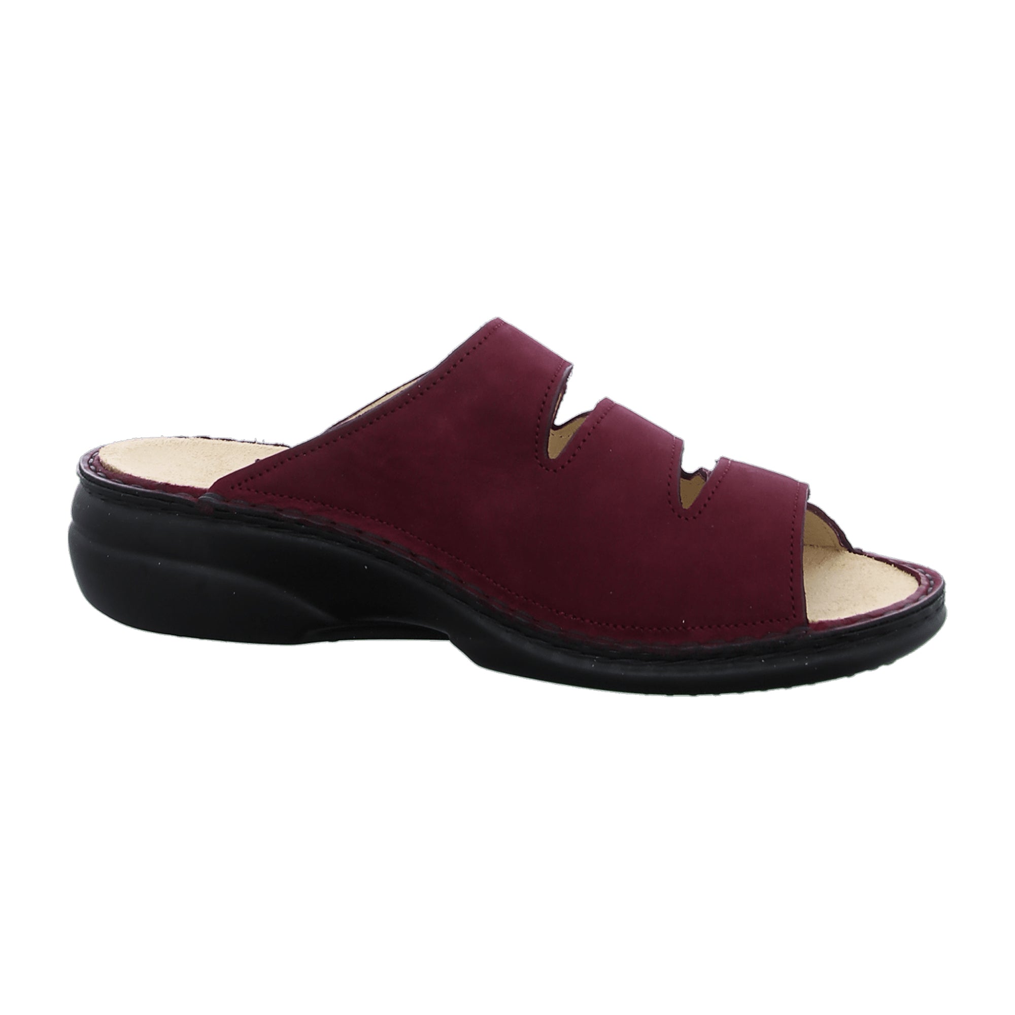 Finn Comfort Women's Comfortable Red Slides – Stylish & Durable