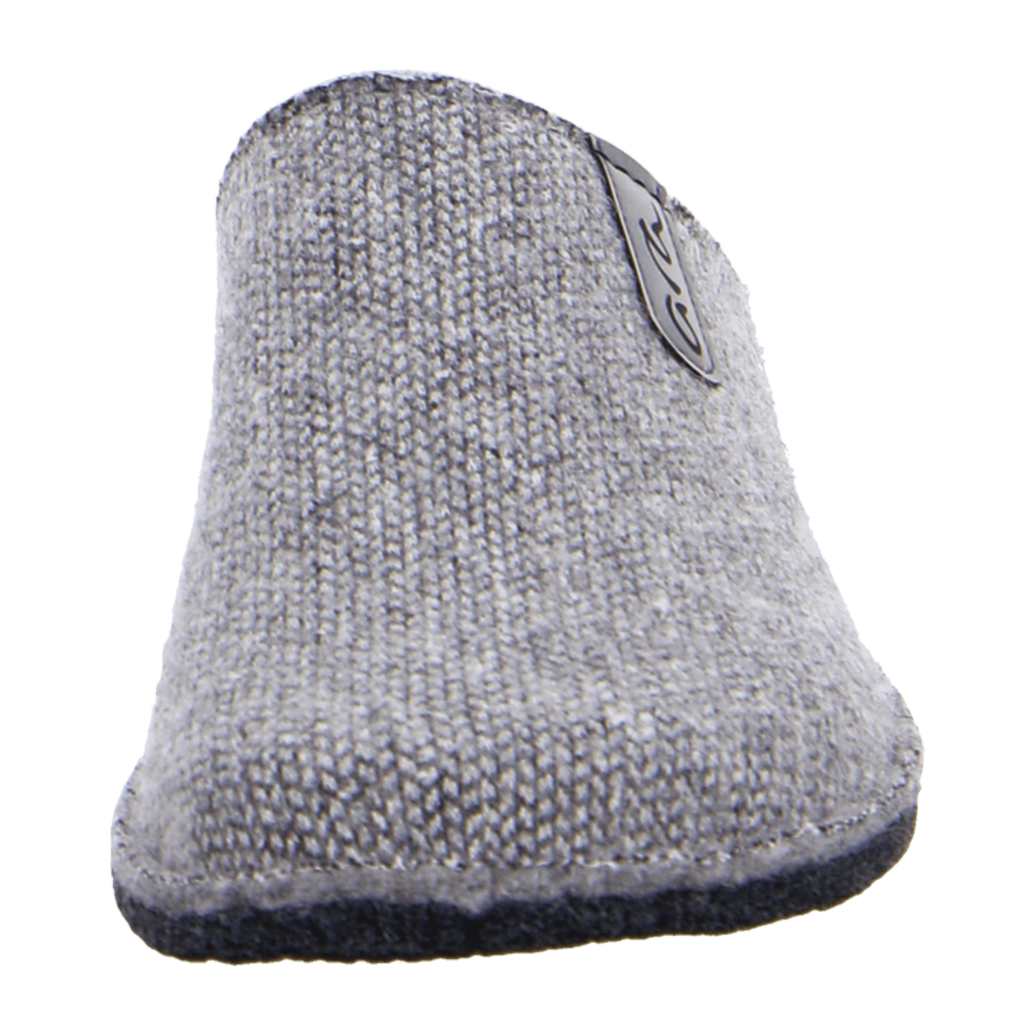 ARA ENZO Men's Felt Slippers, Grey, Cold-Weather Lined, Closed Toe, EVA Sole - Bartel-Shop
