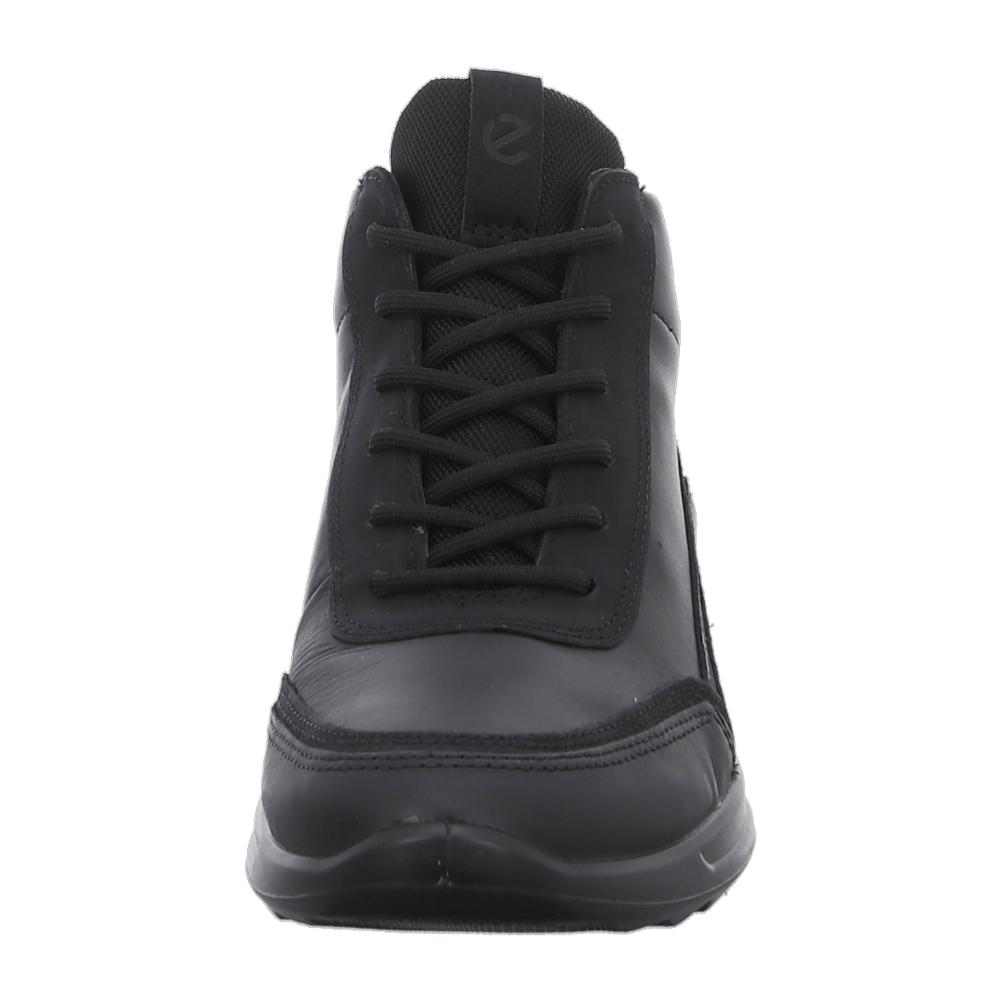 Ecco Women's Black Leather Shoes - Durable & Stylish Footwear for Young Adults
