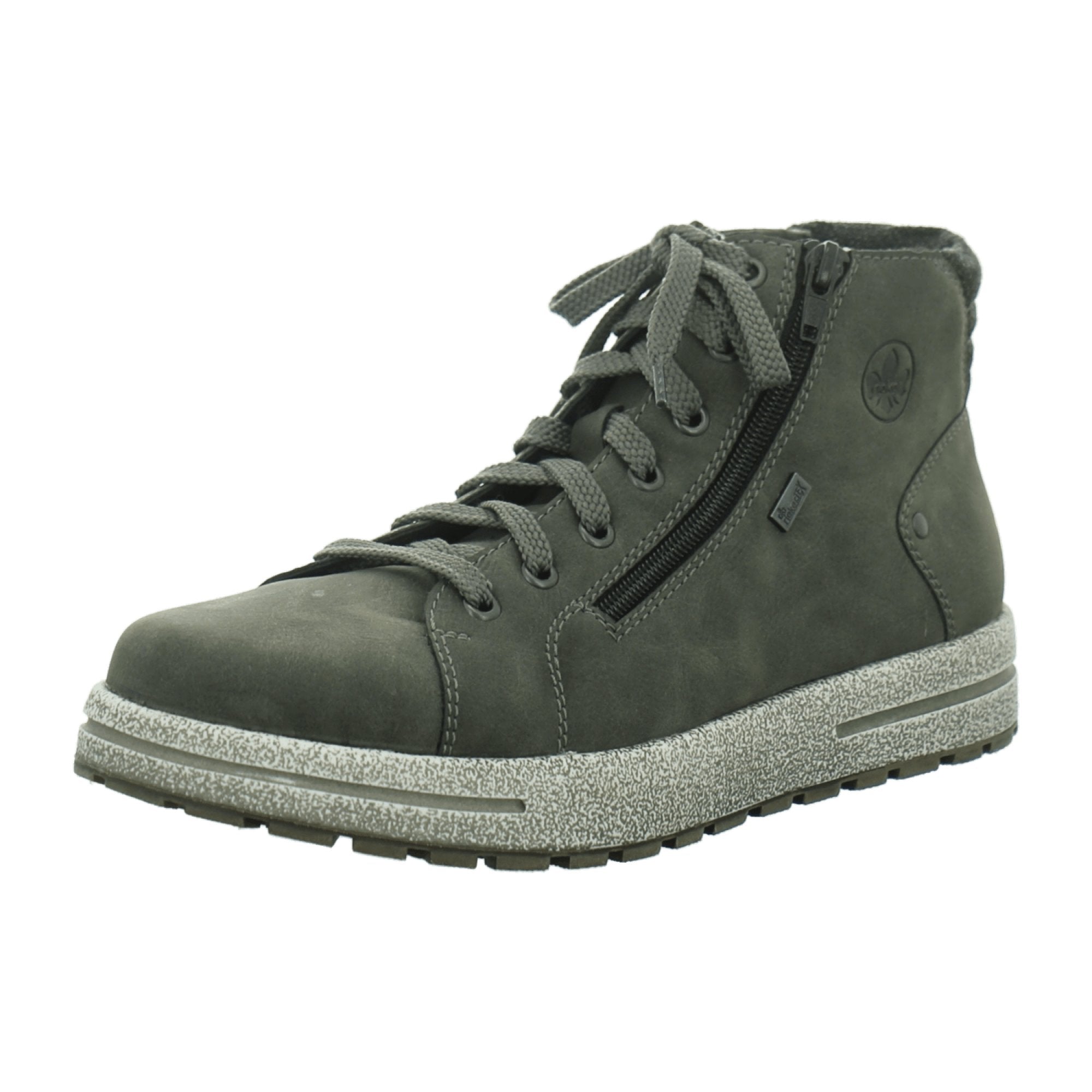Rieker All-Weather Ankle Boots with Warm Lining and Functional Membrane Gray
