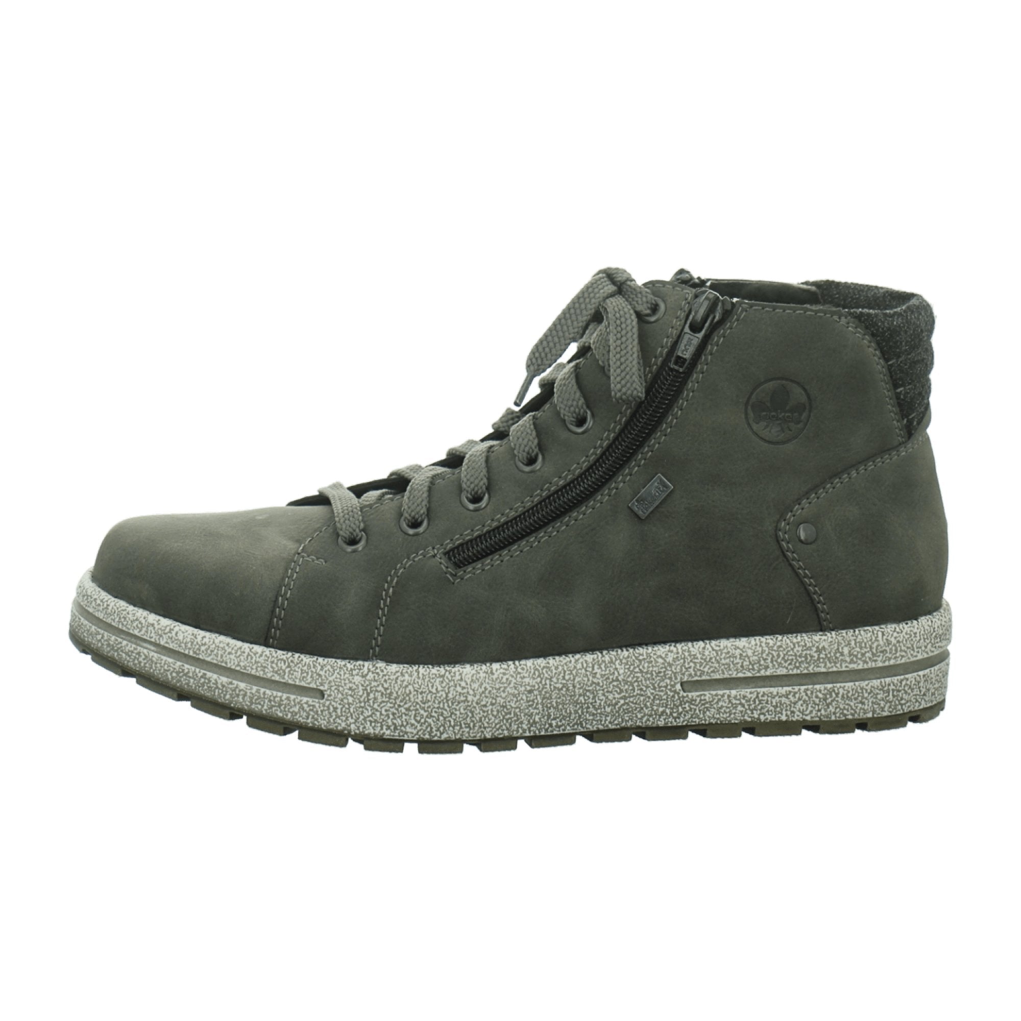 Rieker All-Weather Ankle Boots with Warm Lining and Functional Membrane Gray