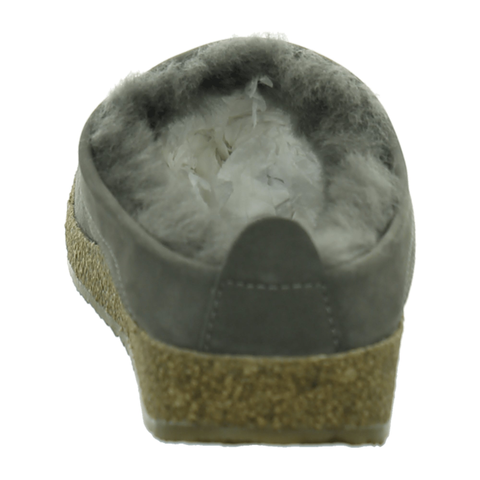 Haflinger Snowbird Women's Sheepskin Clogs - Anthracite Grey, Luxurious Comfort for Indoor and Outdoor Use - Bartel-Shop