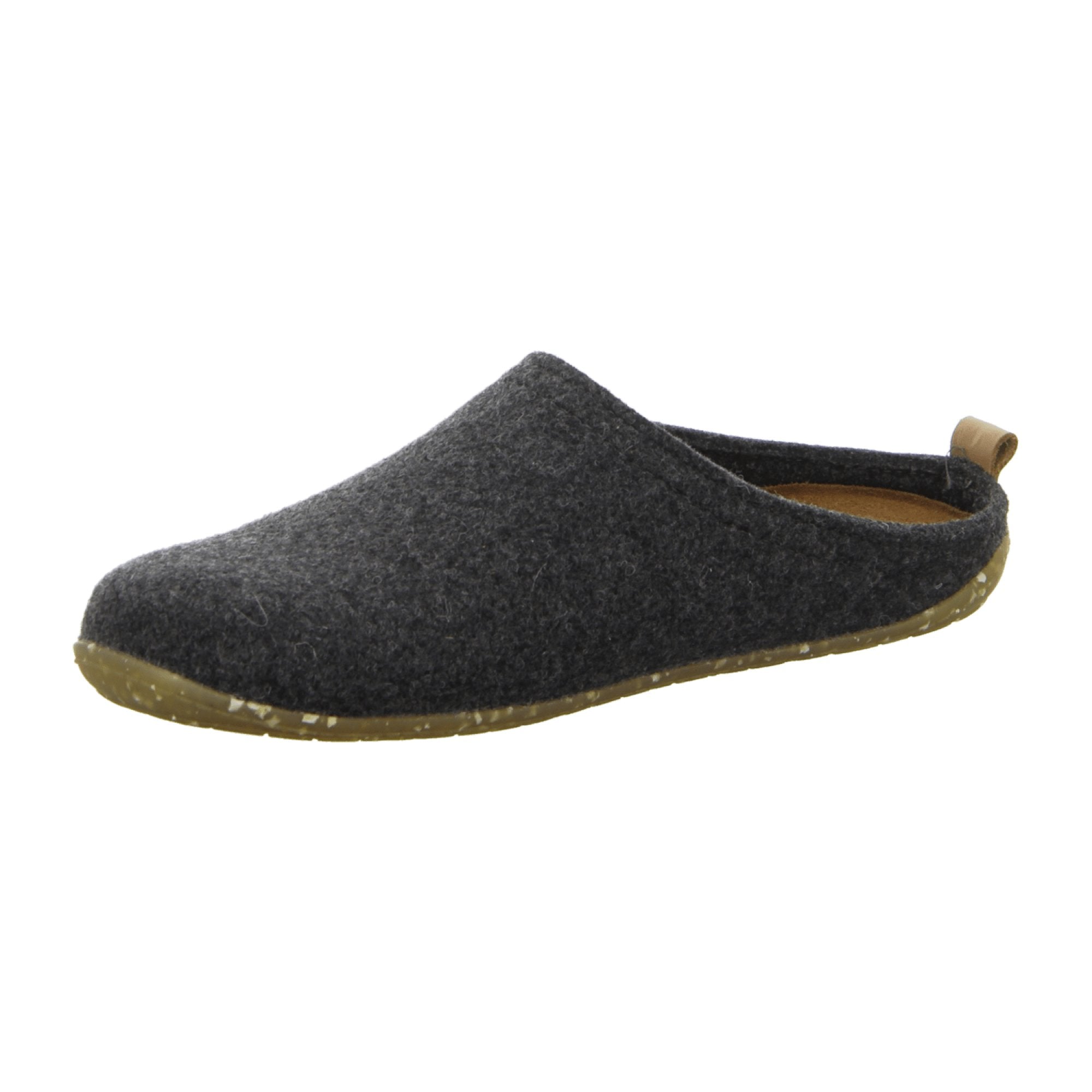 Rohde Rivoli Men's Shoes Black Slip-On Comfortable Flat Round Toe Winter