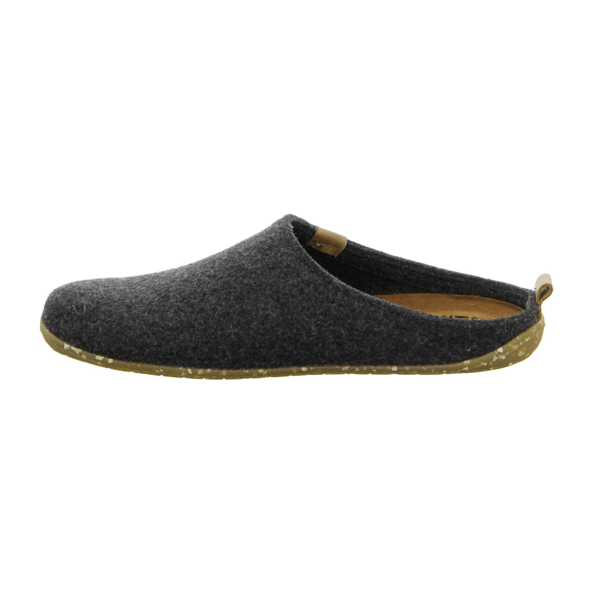 Rohde Rivoli Men's Shoes Black Slip-On Comfortable Flat Round Toe Winter