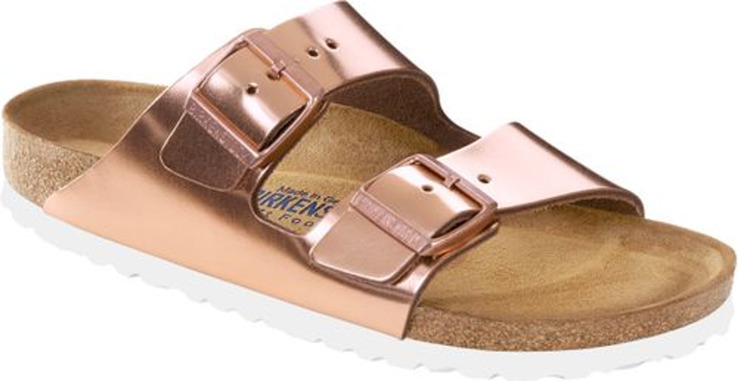 Birkenstock Arizona mules rose gold leatherette - Bartel-Shop