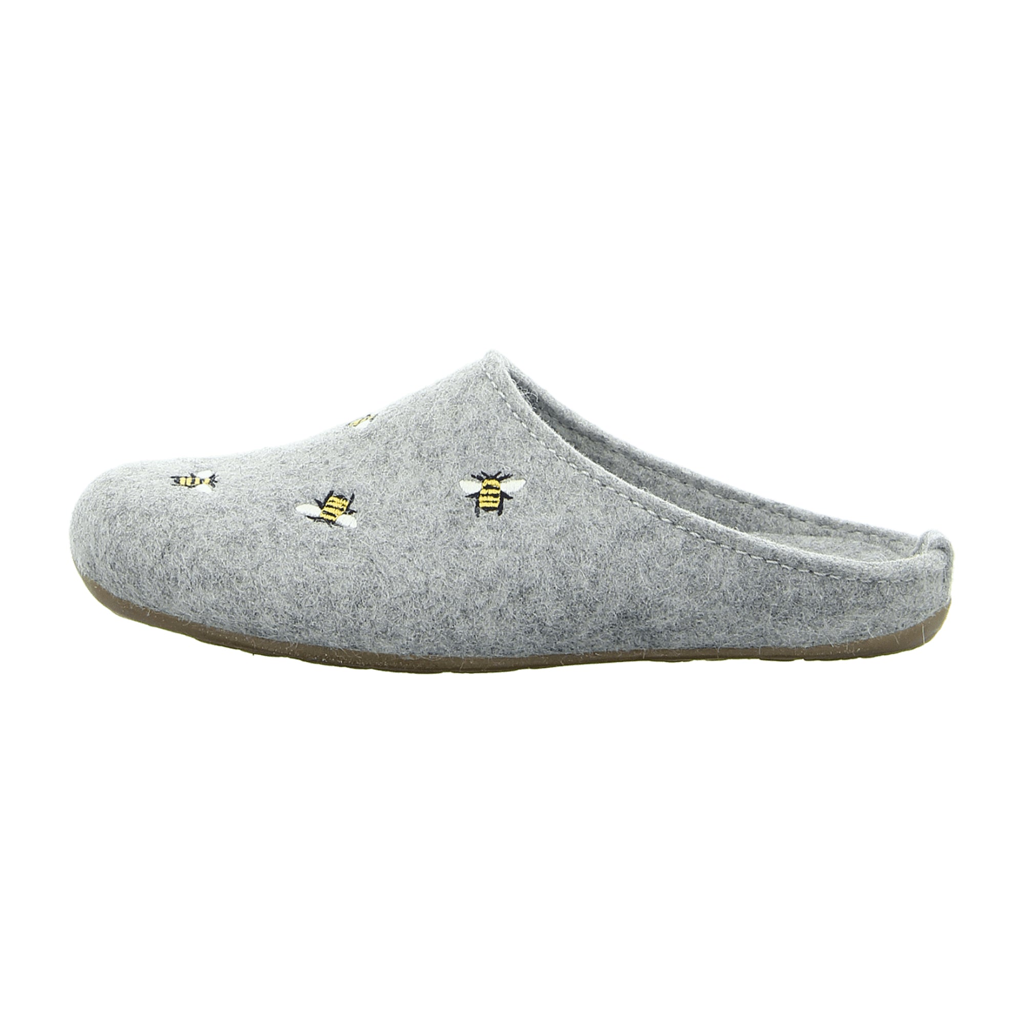 Haflinger Women's Gray Slip-On Clogs | Stylish & Comfortable Footwear