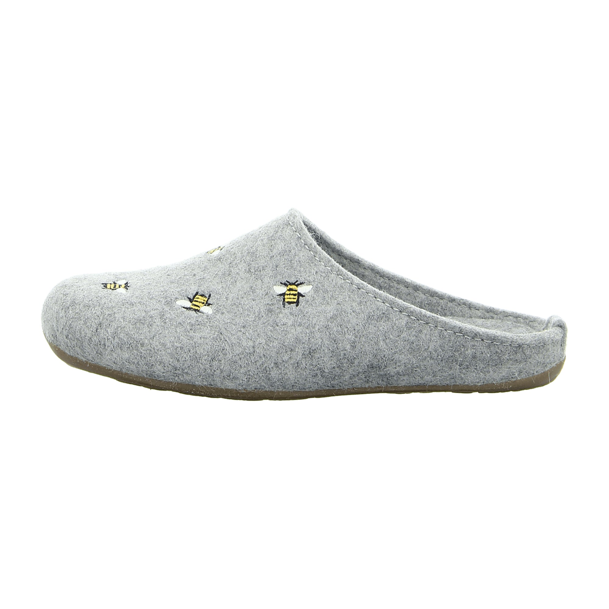 Haflinger Women's Gray Slip-On Clogs | Stylish & Comfortable Footwear