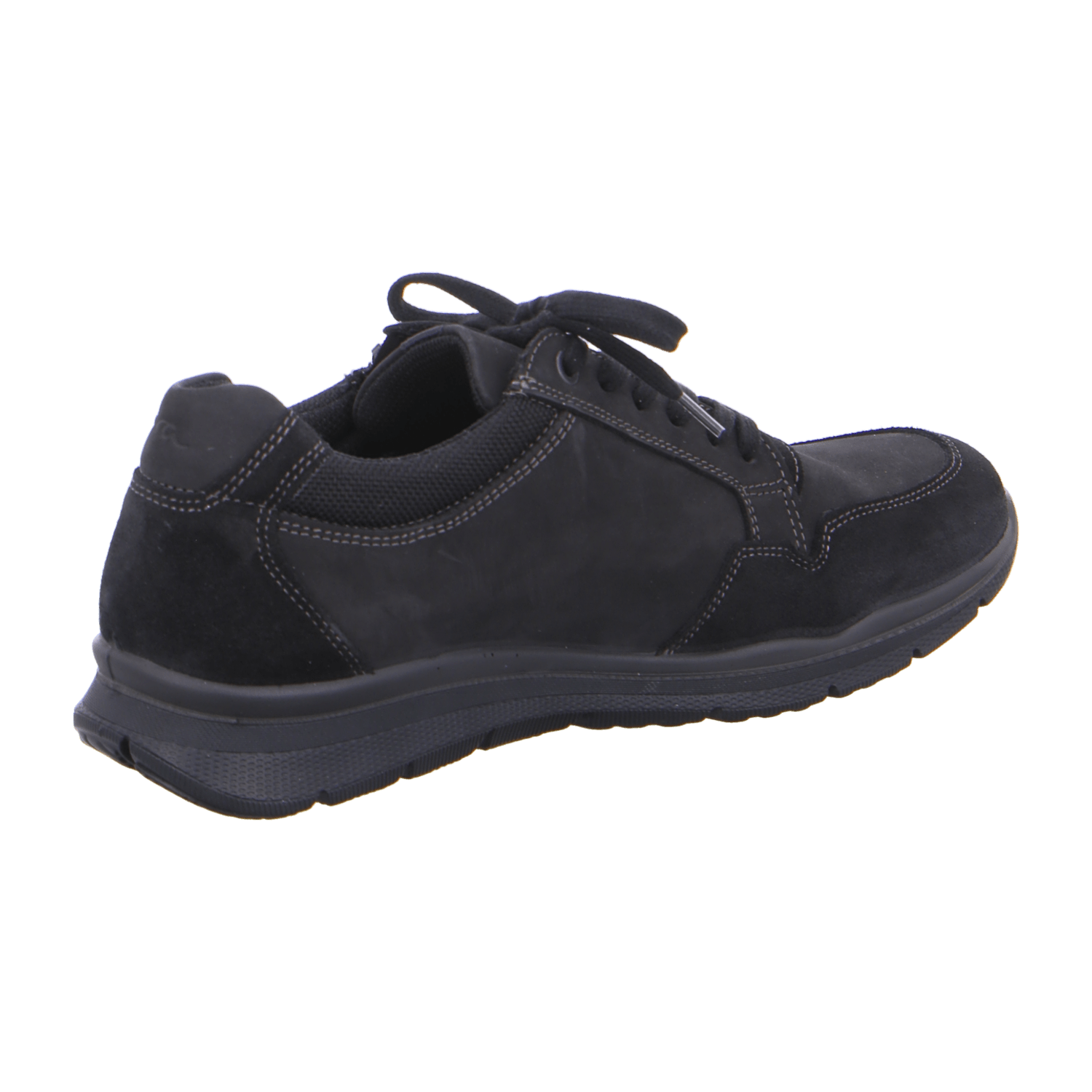 ARA BENJO BENJO Men's Derby Shoes in Black Suede Leather with Lace-Up Closure