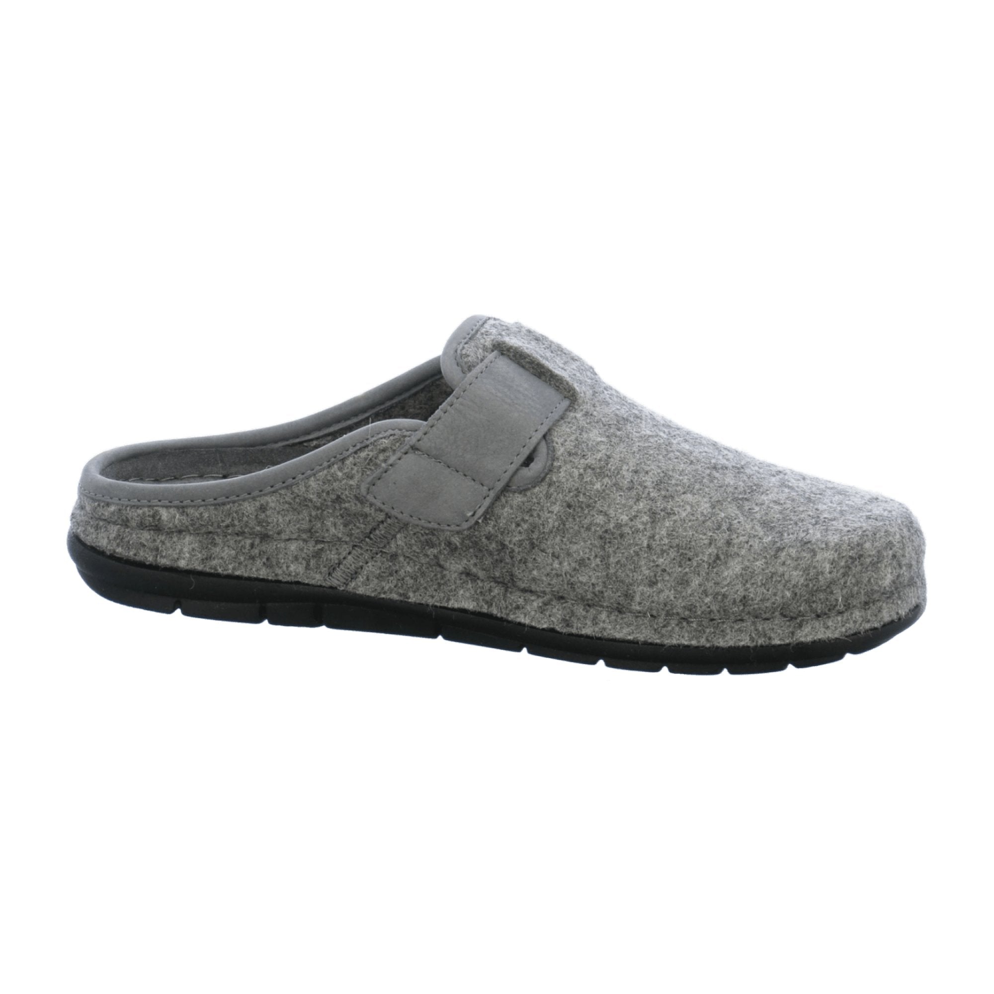 Rohde Men's Gray House Slippers for Fall Winter