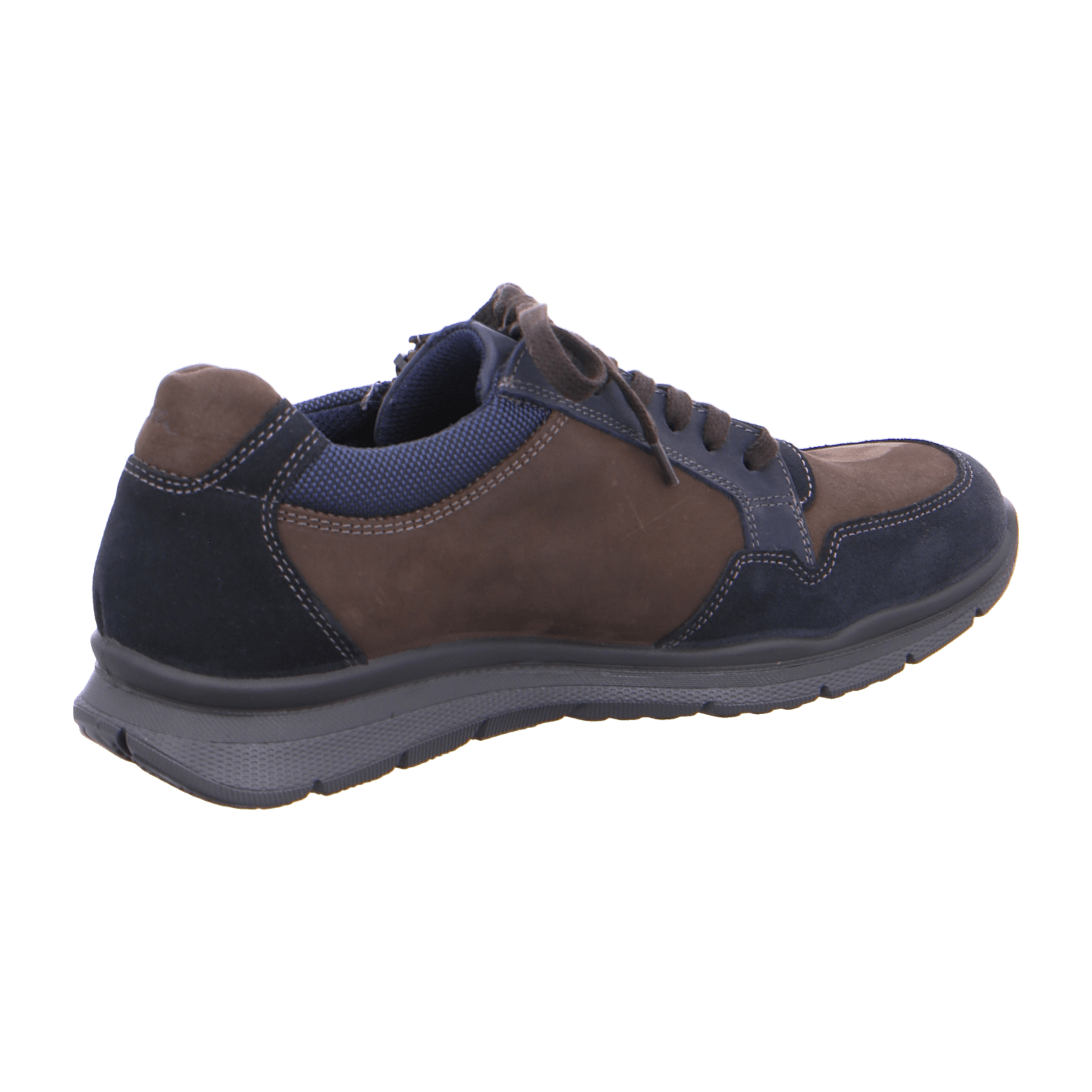 ARA Benjo Lace-Up Derby Men's Shoes in Brown Suede with Warm Lining